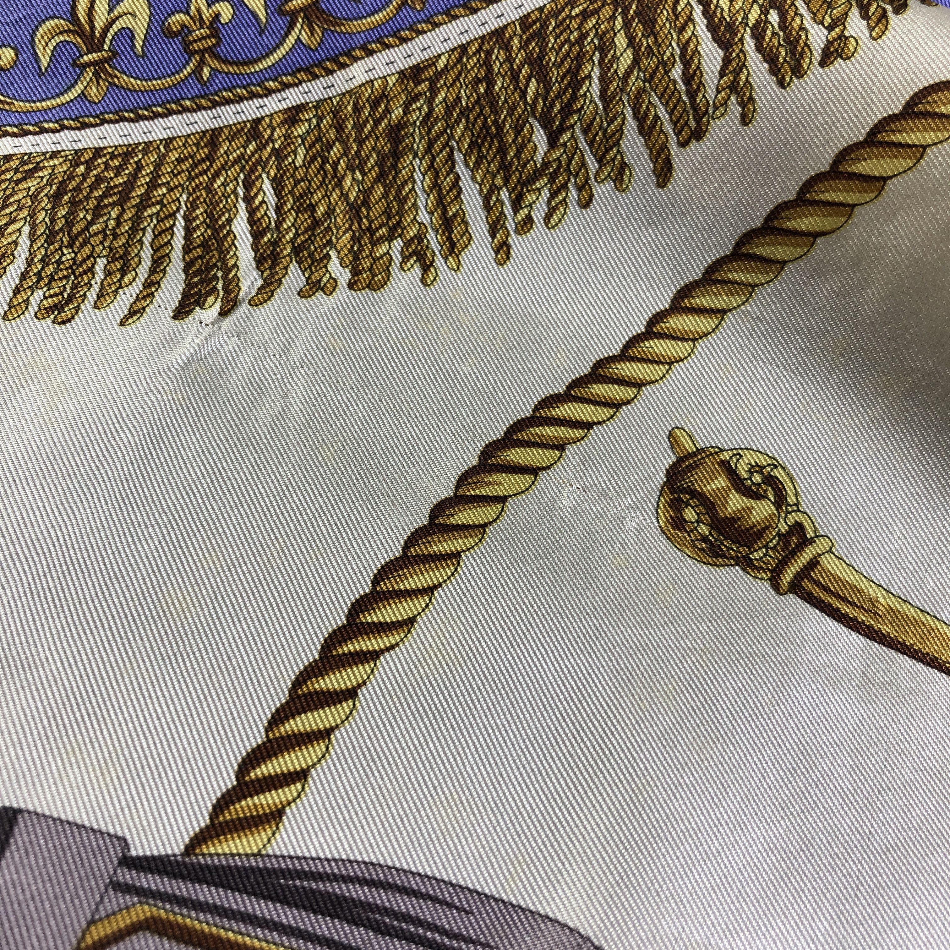Vintage Unknown Coat of Arms Luxury Silk Scarf M1041 Size ONE SIZE - 6 Thumbnail