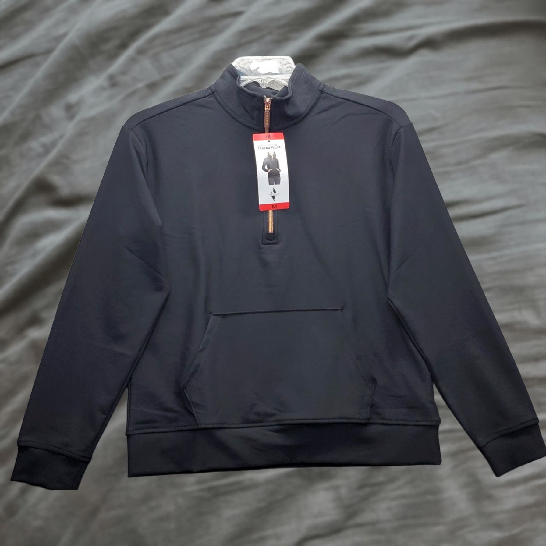 SKECHERS Skechers Go-Walk Pullover Womens Medium Black Quick Dry Moisture Wicking 1/4 Zip Size M / US 6-8 / IT 42-44 - 1 Thumbnail