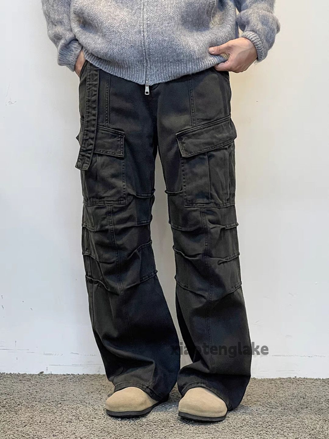 Designer Unisex outdoor utility punk hiphop yuppie grunge pants Size US 28 / EU 44 - 3 Thumbnail
