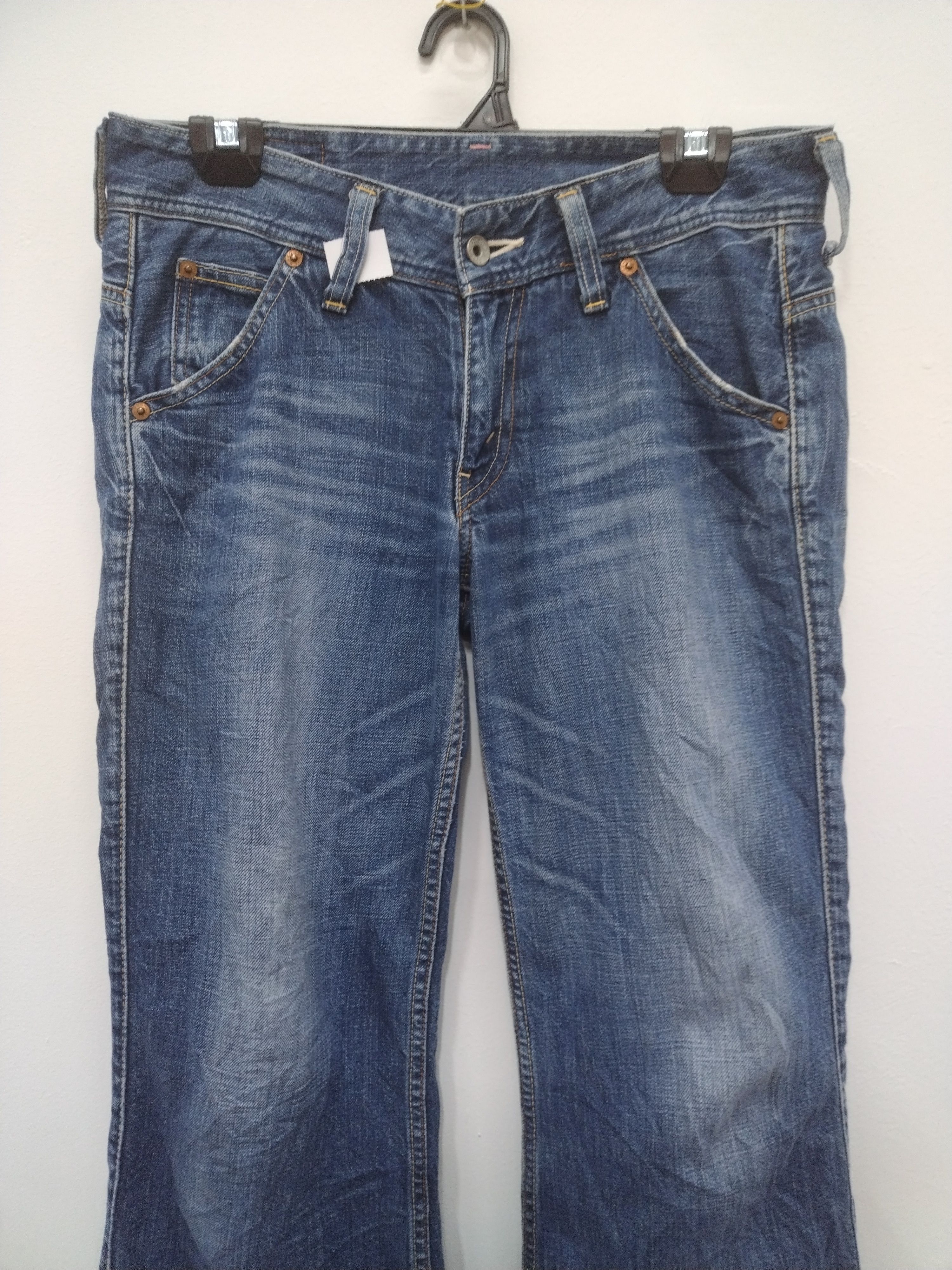 Levi's × Vintage NICE VTG LEVI'S Zipper Flared Denim Nice rare pocket design Size 30" / US 8 / IT 44 - 7 Thumbnail