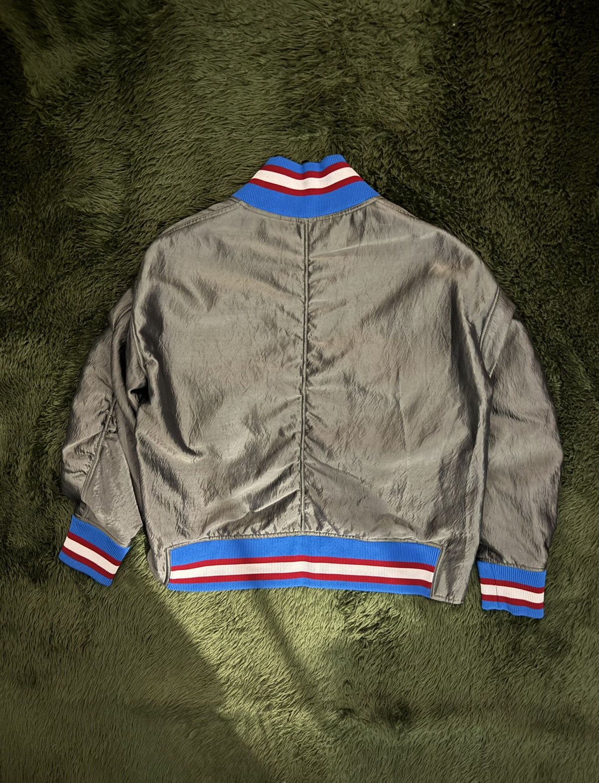 Vintage [36] Esteban Cortazar Satin Bomber Jacket Size US M / EU 48-50 / 2 - 8 Thumbnail