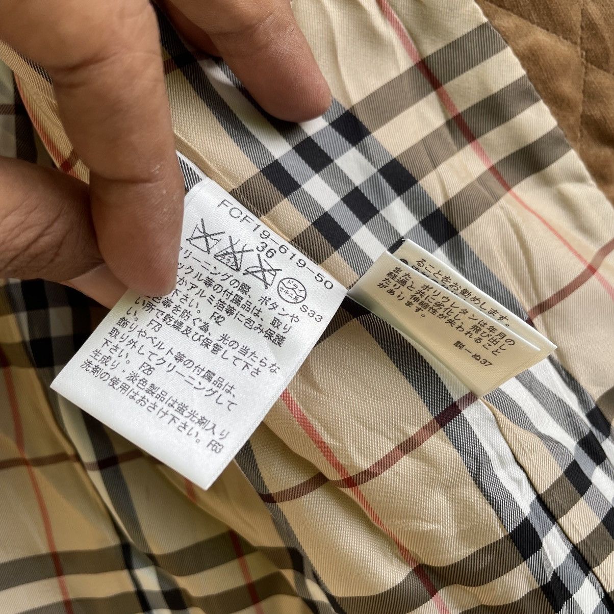 Burberry Vintage Burberrys Double Quilted Nova Check Lining Jacket Size M / US 6-8 / IT 42-44 - 11 Thumbnail
