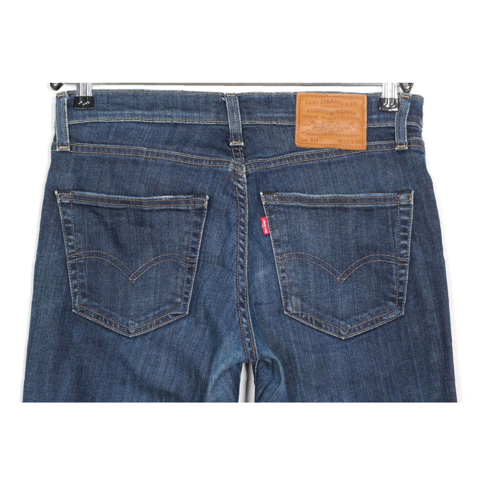 Levi's LEVI’S 511 PREMIUM Slim Jeans Men W30 L30 Stretch DZ7933 Jeans Mens Regular 30 Blue 5-Pocket Denim Slim Fit Size US 30 / EU 46 - 4 Thumbnail