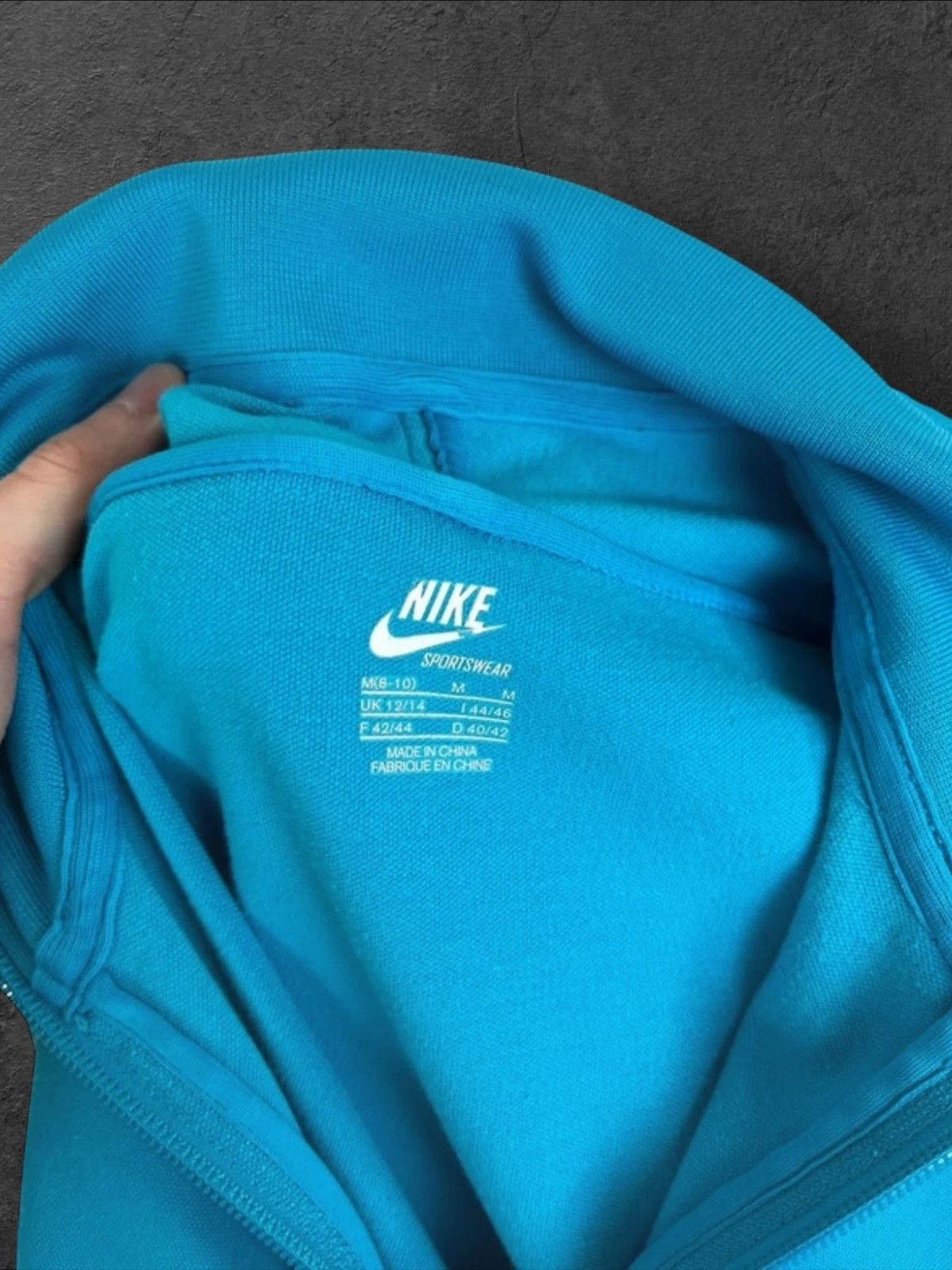Nike Vintage 00s Nike Blue Womens Track Zip Sweatshirt M Size M / US 6-8 / IT 42-44 - 6 Thumbnail