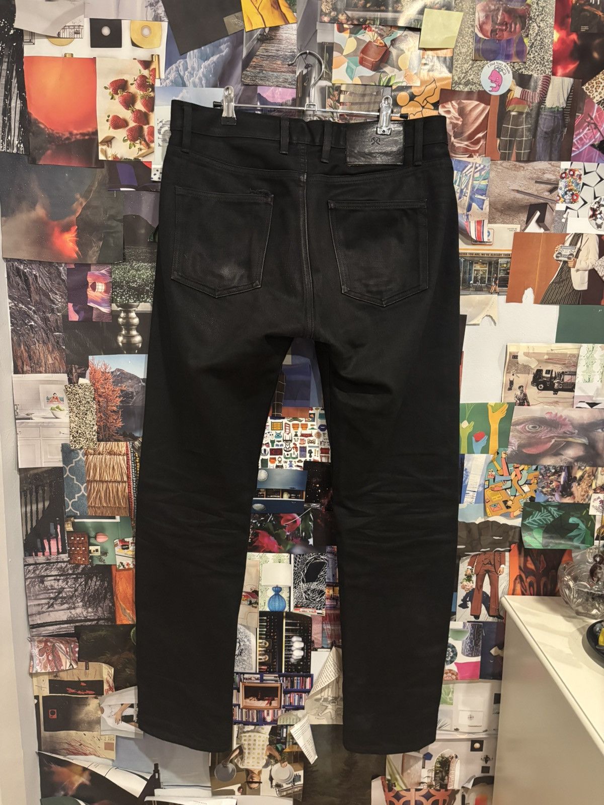 3sixteen 3sixteen Selvedge Raw Black Denim Slight Taper Fit 32 x 31 Size US 32 / EU 48 - 2 Thumbnail