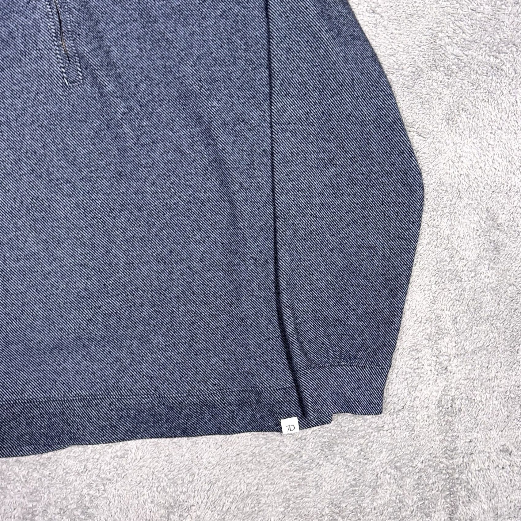 Vintage 7 Diamonds Generation Men’s XL Pullover 1/4 Zip Sweater Jacket Sweatshirt Blue Size US XL / EU 56 / 4 - 2 Thumbnail