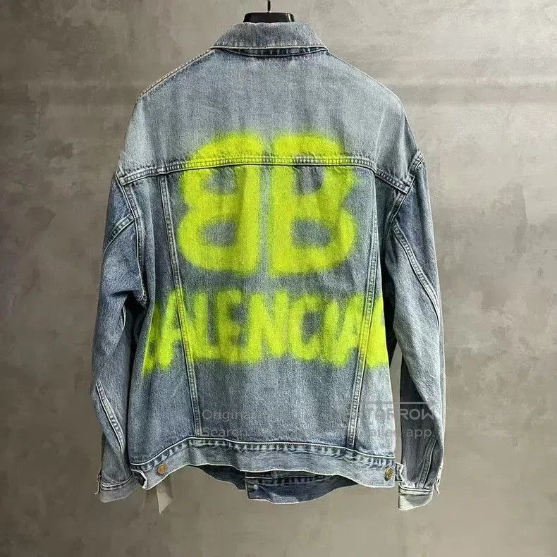 Balenciaga Balenciaga Blue Denim Hooded Jacket. Size US S / EU 44-46 / 1 - 2 Thumbnail