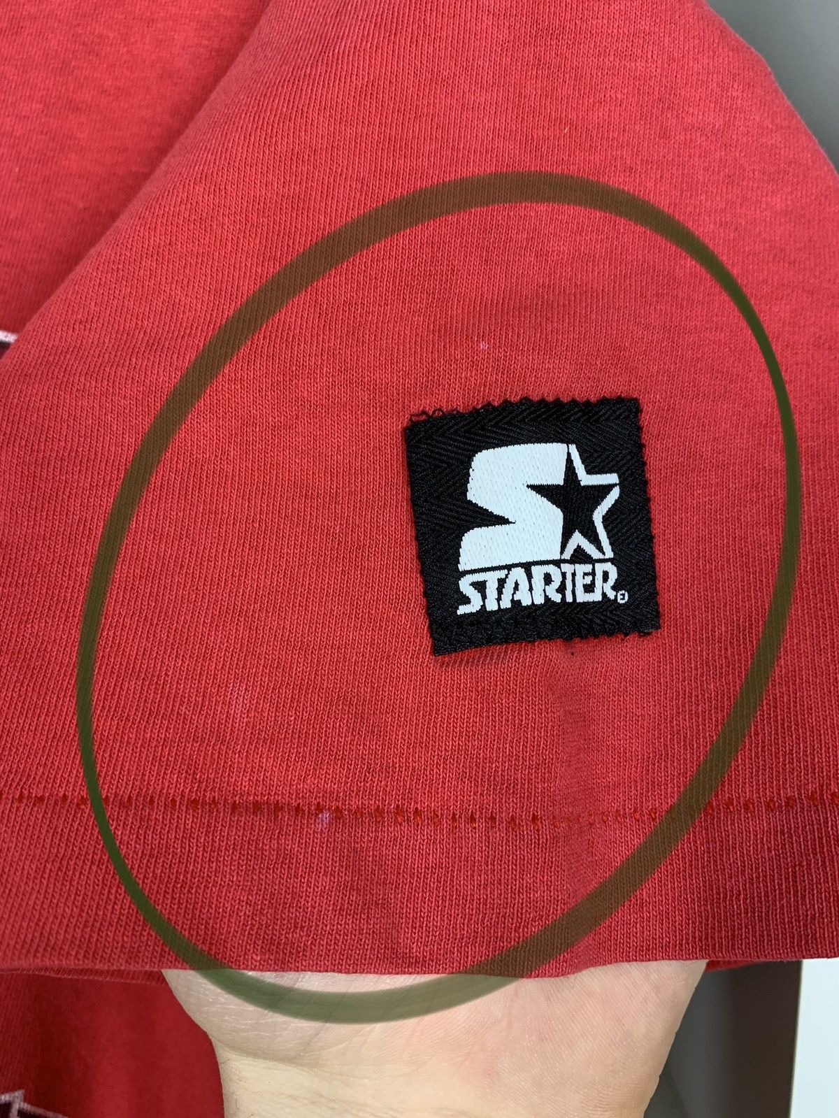 NBA × Starter × Vintage Vintage Chicago Bulls Starter Single Stitch Faded T-shirt Size US M / EU 48-50 / 2 - 10 Thumbnail