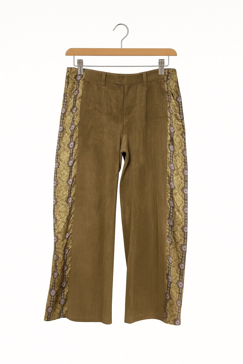 GU × Undercover GU × UNDERCOVER Hybrid Corduroy Patchwork Pants Avant-Garde Size US 36 / EU 52 - 1 Thumbnail