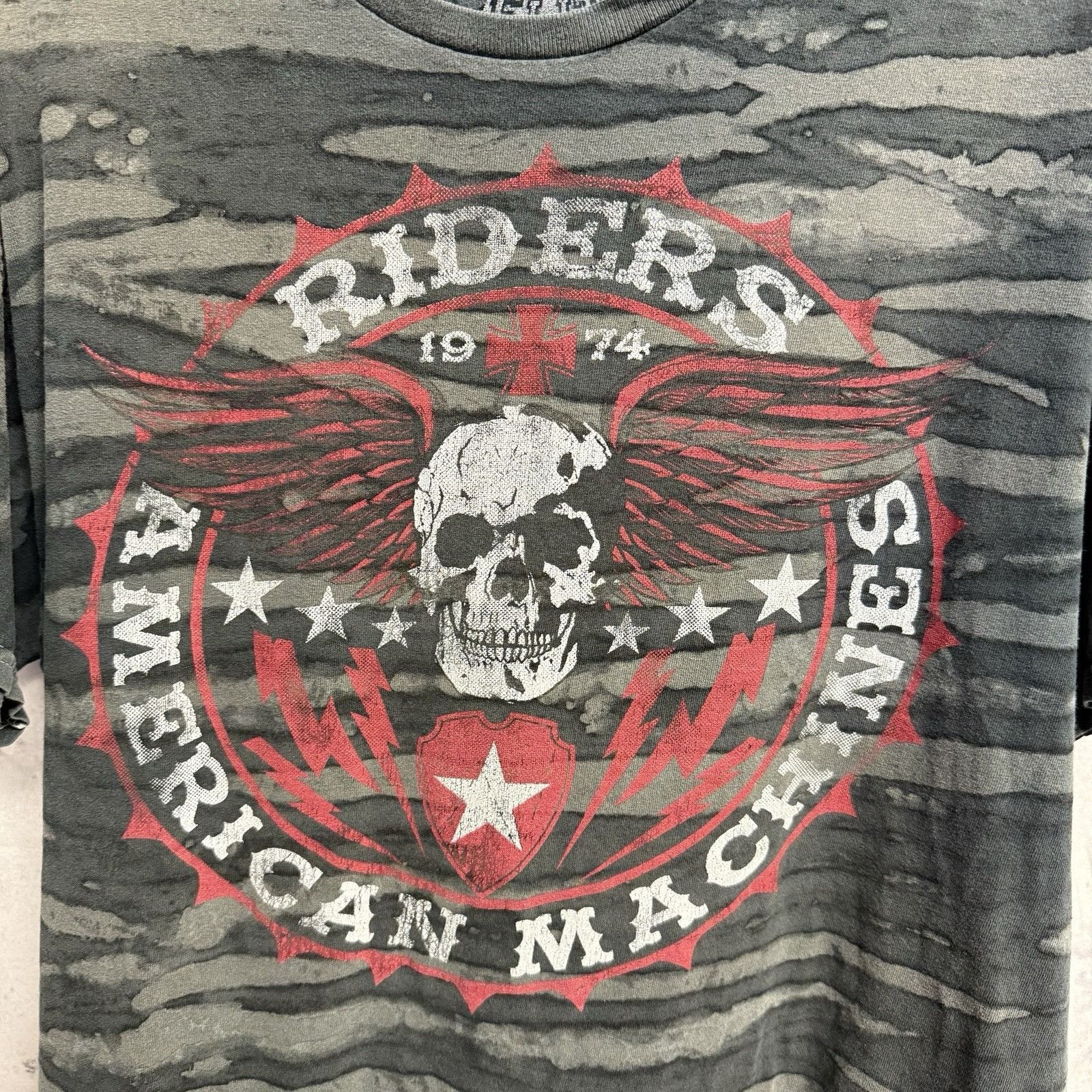 Vintage MMA Elite T Shirt Mens XL 23x27.5 Riders American Machines Y Size US XL / EU 56 / 4 - 5 Thumbnail