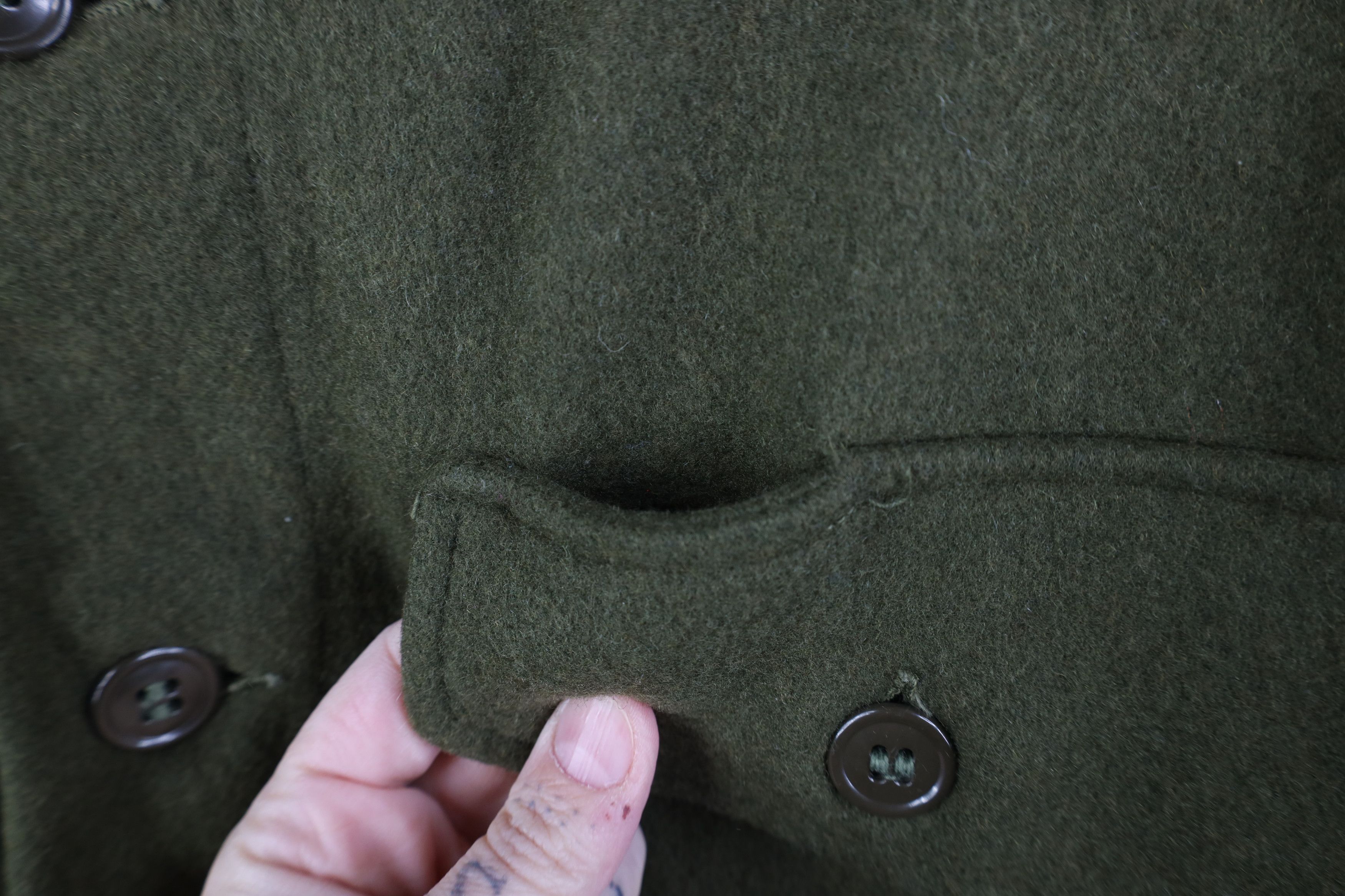 Vintage Vintage 50s Korean War USGI Shirt Jacket Olive Green USA Size US M / EU 48-50 / 2 - 6 Thumbnail