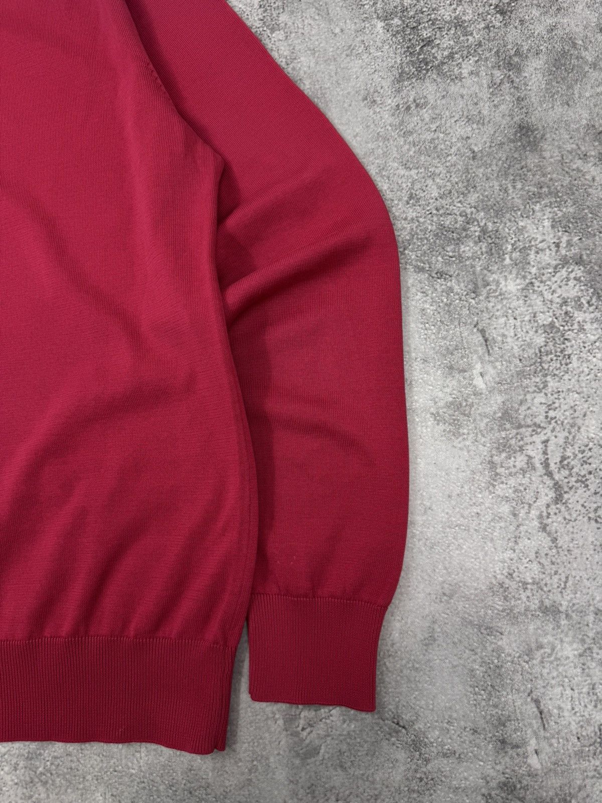 Armani Armani Jeans Women Crewneck Sweater Dark Pink Size L Size L / US 10 / IT 46 - 10 Thumbnail