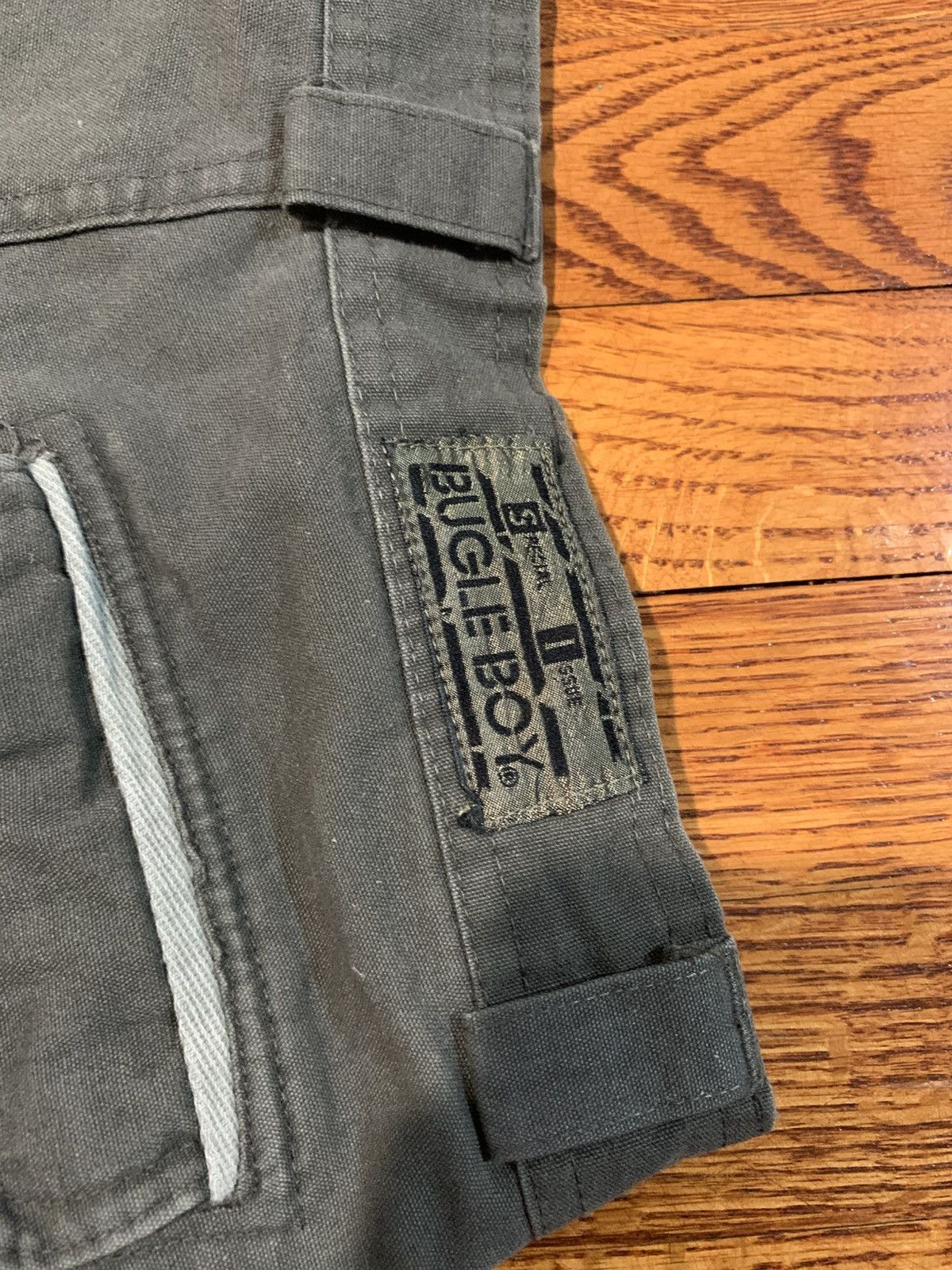 Bugle Boy Vintage 90s Bugle Boy Search & Rescue Cargo Pants-Grey 30x30 Size US 30 / EU 46 - 3 Thumbnail