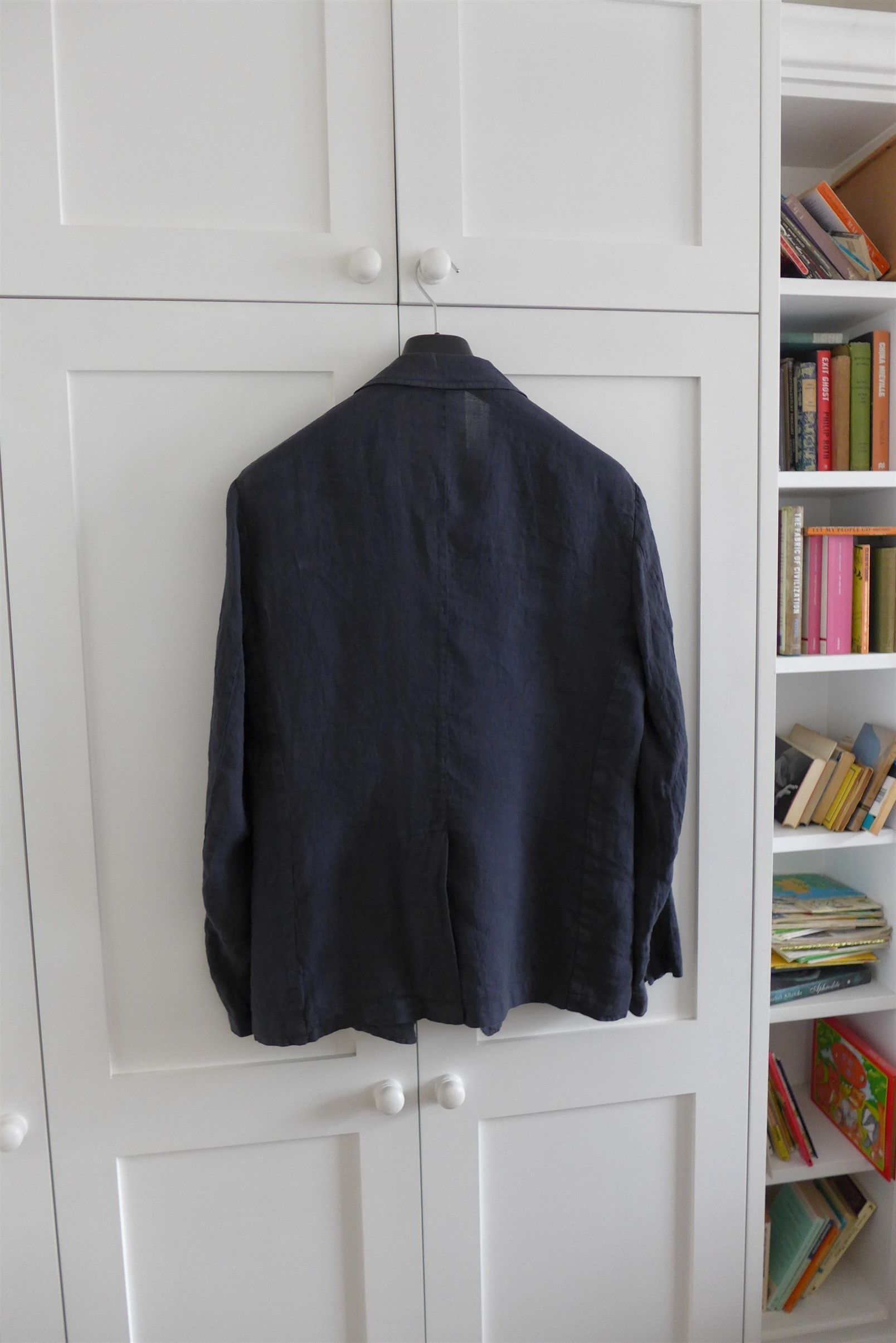 Barena Barena Rizzo Telino Unstructured Blazer - Navy Linen Size US M / EU 48-50 / 2 - 8 Thumbnail