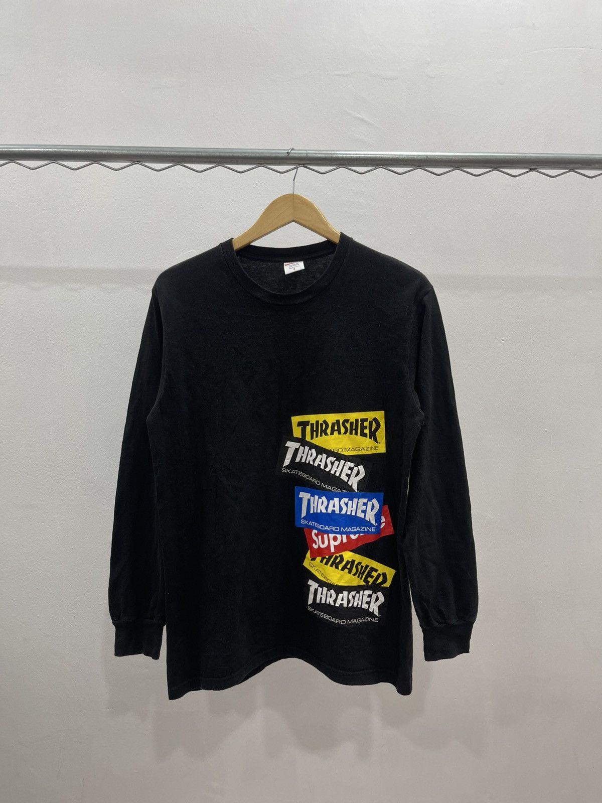 Supreme × Thrasher Supreme x Thrasher Multi Logo Long Sleeve Size US S / EU 44-46 / 1 - 1 Thumbnail