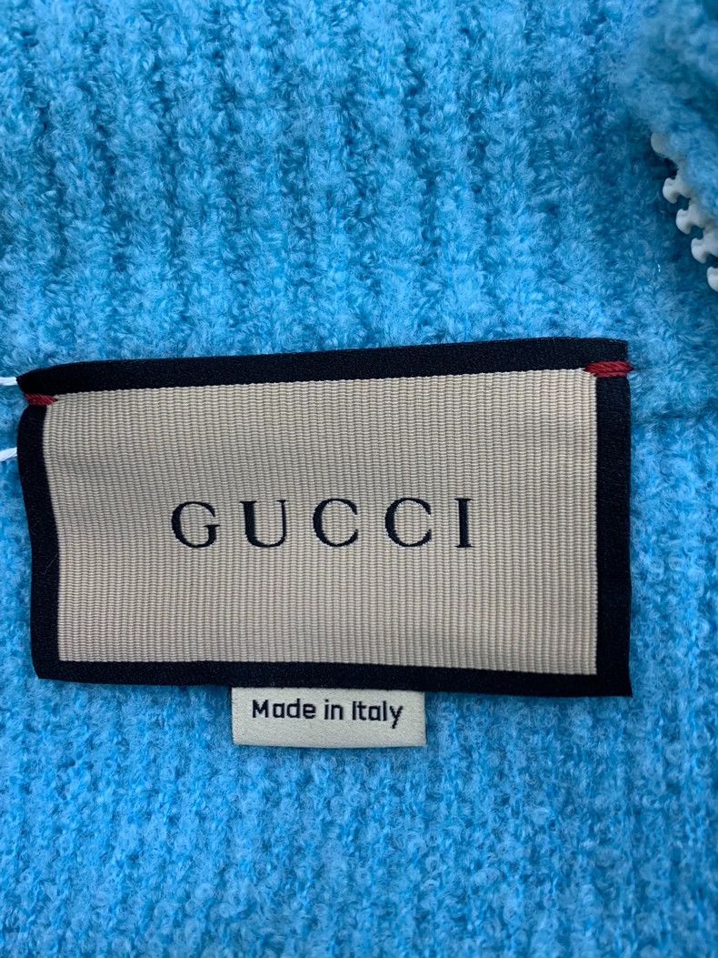 Gucci Gucci Blue large logo wool zipper coat Size US M / EU 48-50 / 2 - 4 Thumbnail