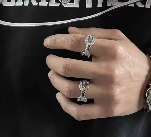 Designer × Vintage Retro diamond ring Size ONE SIZE - 1 Thumbnail