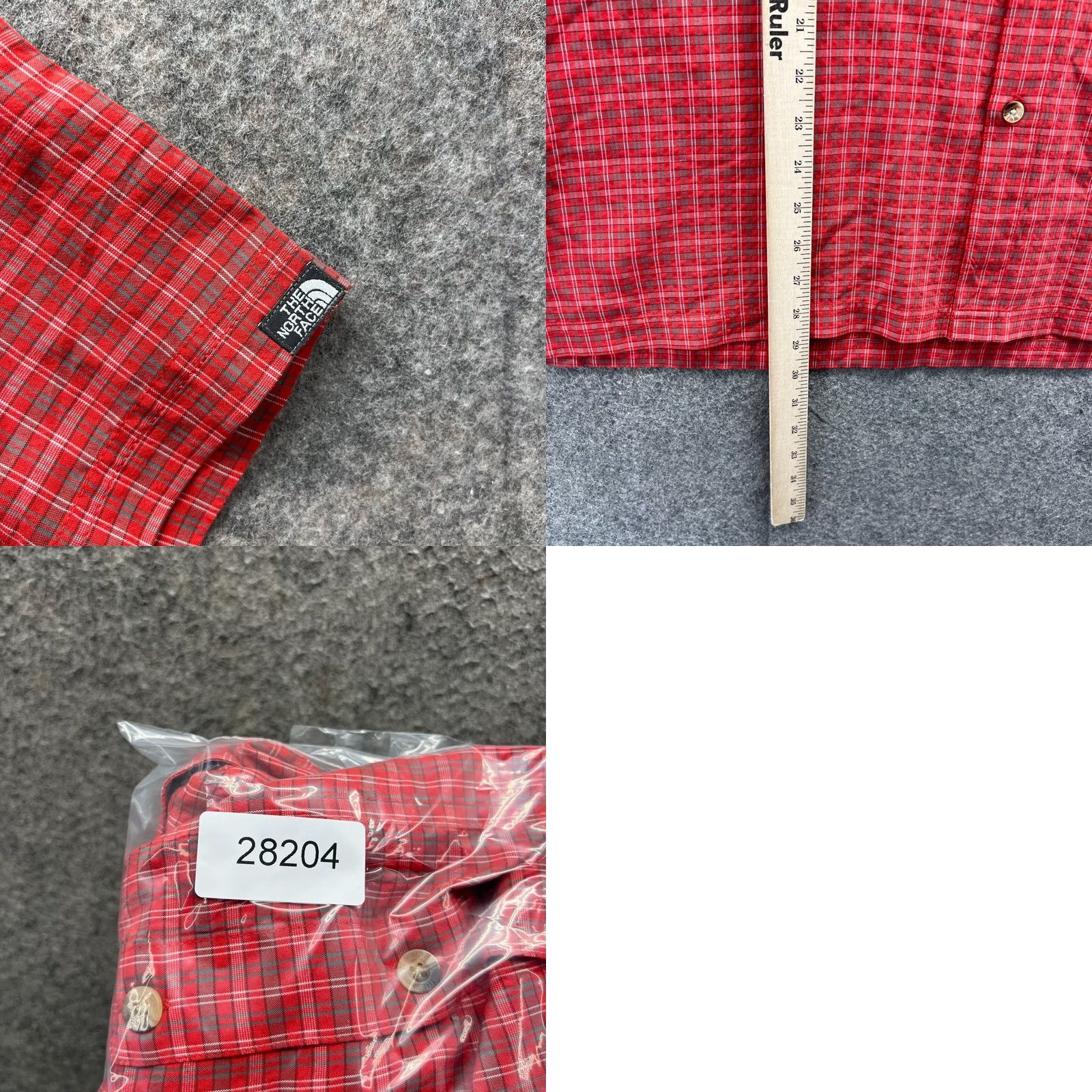The North Face VINTAGE The North Face Shirt Mens XL Red Button Down Outdoors Hiking Short Sleeve Camp Shirt Size US XL / EU 56 / 4 - 8 Thumbnail