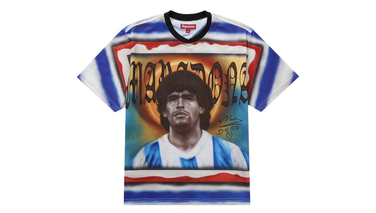 Supreme Maradona Soccer Jersey