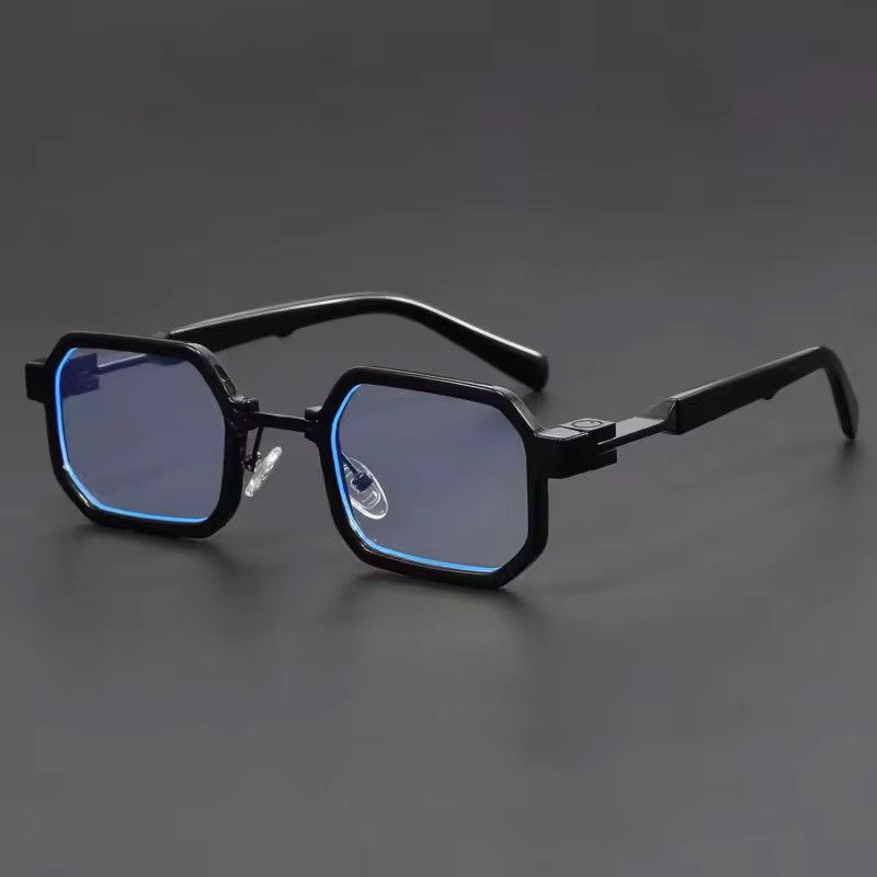 Electric Visual Hexagonal Angular Sunglasses - Minimalist Geometric Eyewear Size ONE SIZE - 3 Thumbnail