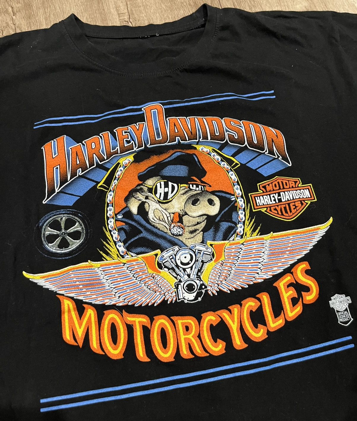 Harley Davidson Vintage Harley Davidson Hog Tee Size US L / EU 52-54 / 3 - 1 Thumbnail