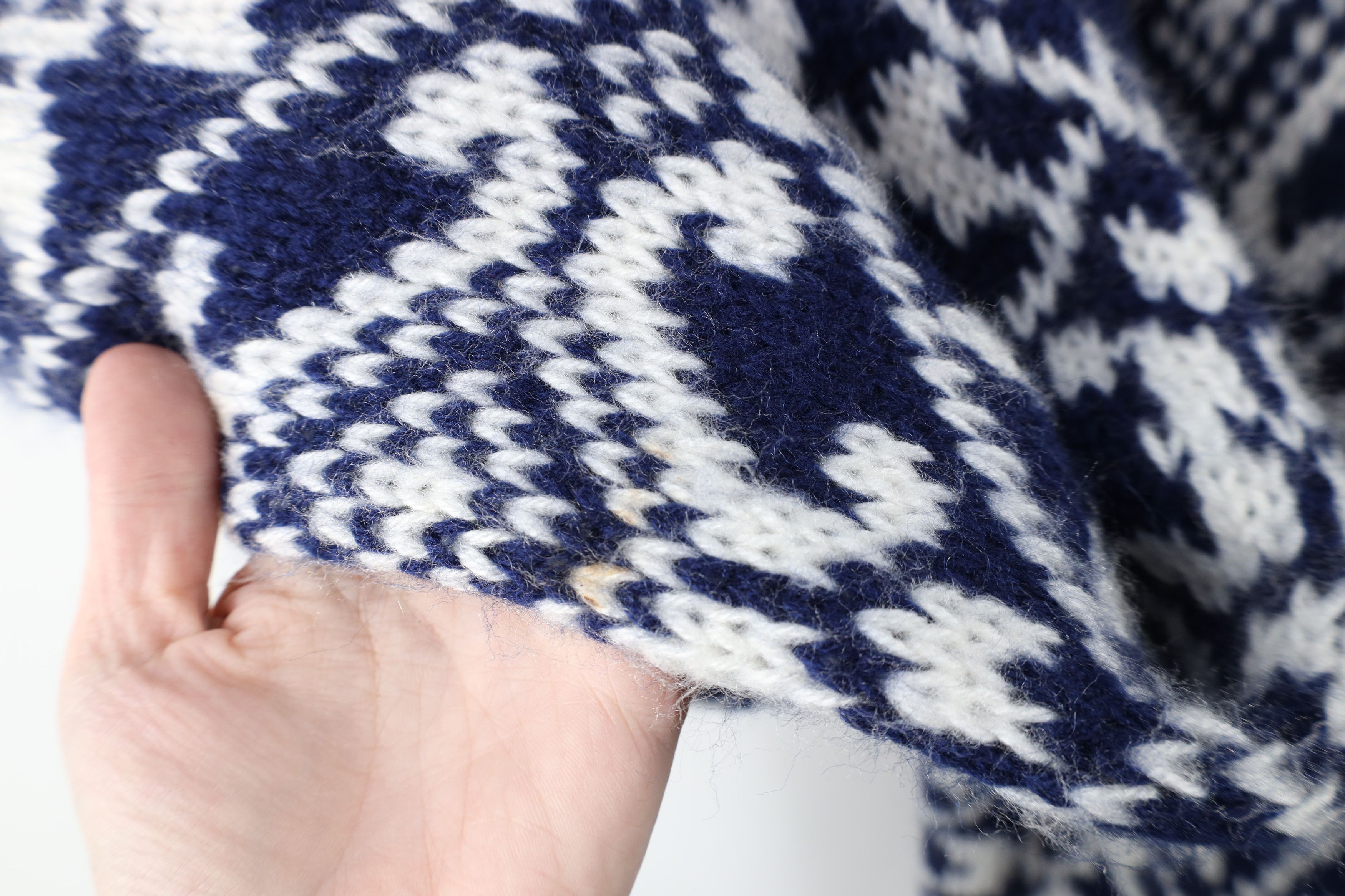 Vintage Vintage 90s Streetwear Crochet Knit Cardigan Sweater Size US L / EU 52-54 / 3 - 9 Thumbnail