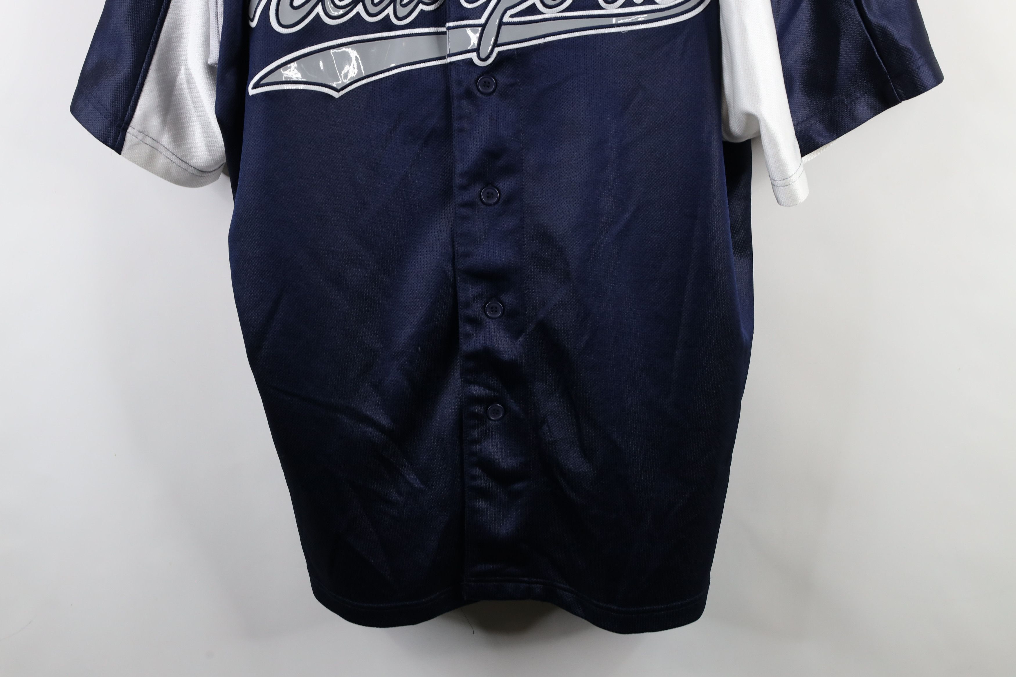 Vintage Vintage 90s Y2K Streetwear New York Baseball Jersey Blue Size US XXL / EU 58 / 5 - 3 Thumbnail
