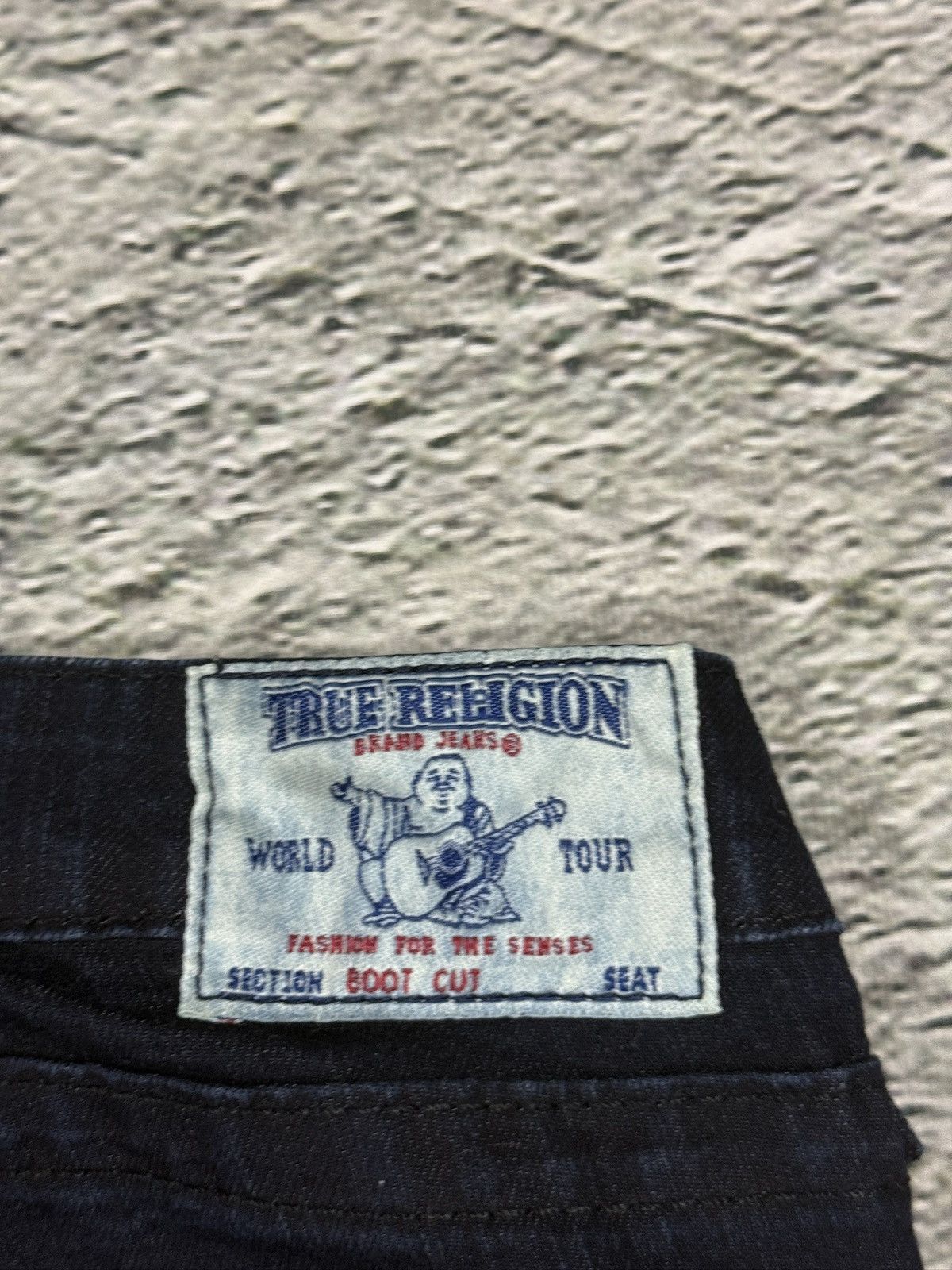 True Religion True Religion blue jeans flared bootcut dark glitter shiny Size 27" / US 4 / IT 40 - 5 Thumbnail