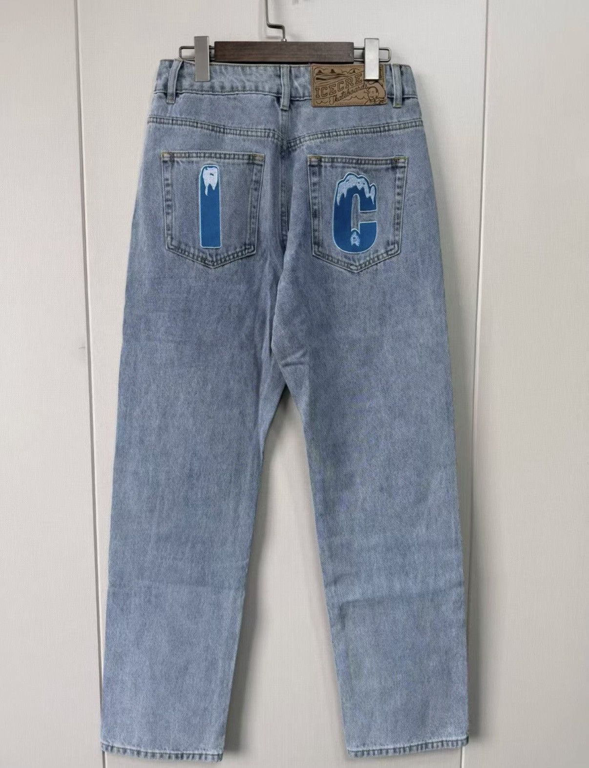 Billionaire Boys Club BBC ICECREAM Flying Dog Jeans, Crystal Flying Dog Series Size US 38 / EU 54 - 2 Thumbnail