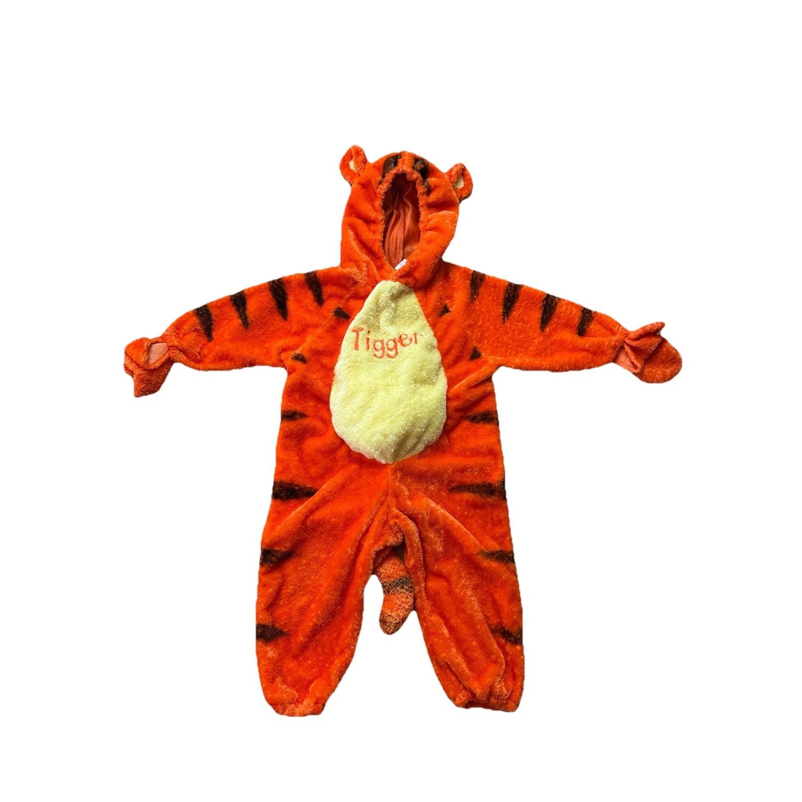 Disney Disney Tigger Costume Plush XXS Orange Striped w/ Mittens Size ONE SIZE - 1 Thumbnail