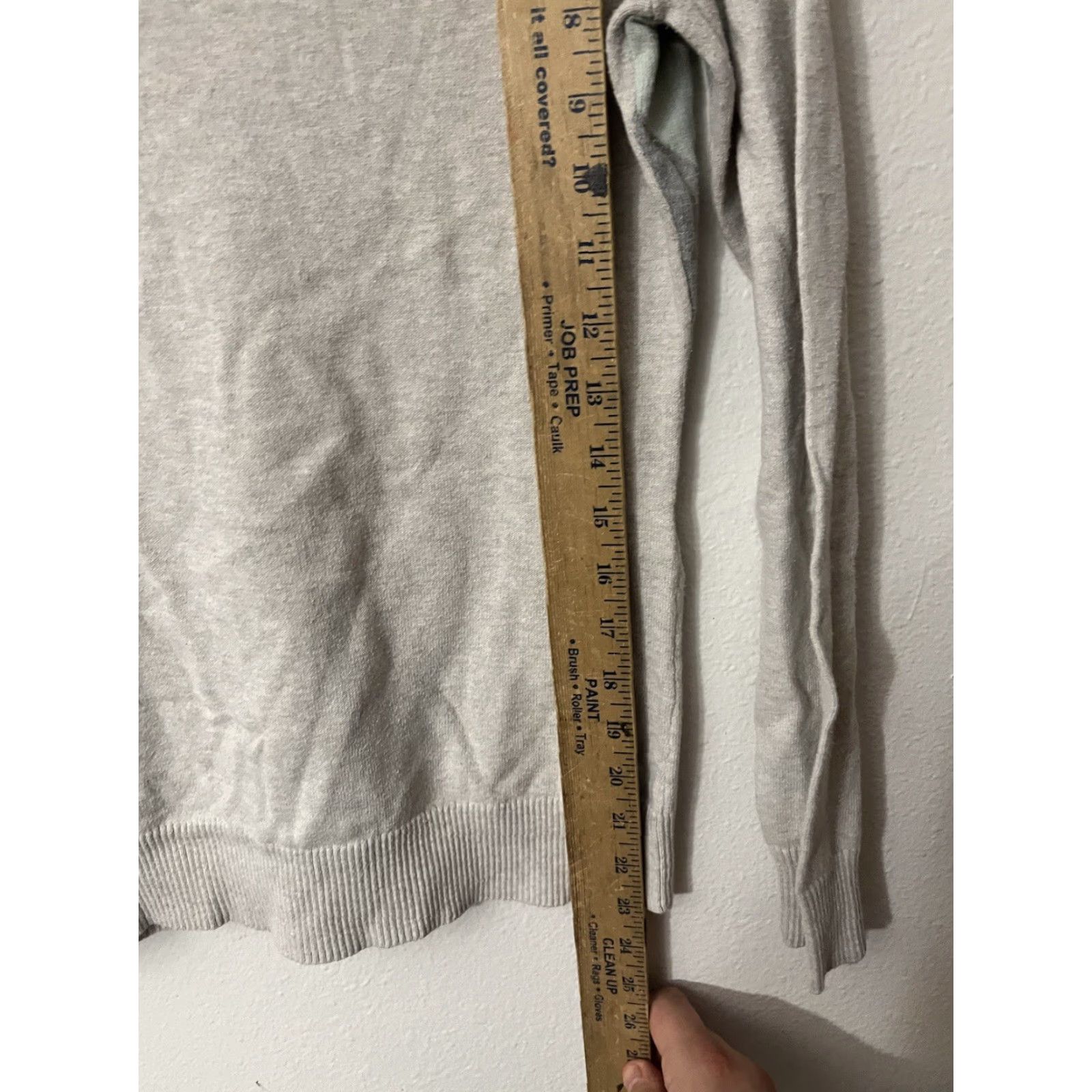 Van Heusen Van Heusen Women's Sweater Adult XS Gray Multicolor V-Neck Argyle Long Sleeve Pullover Womens Size XS / US 0-2 / IT 36-38 - 5 Thumbnail