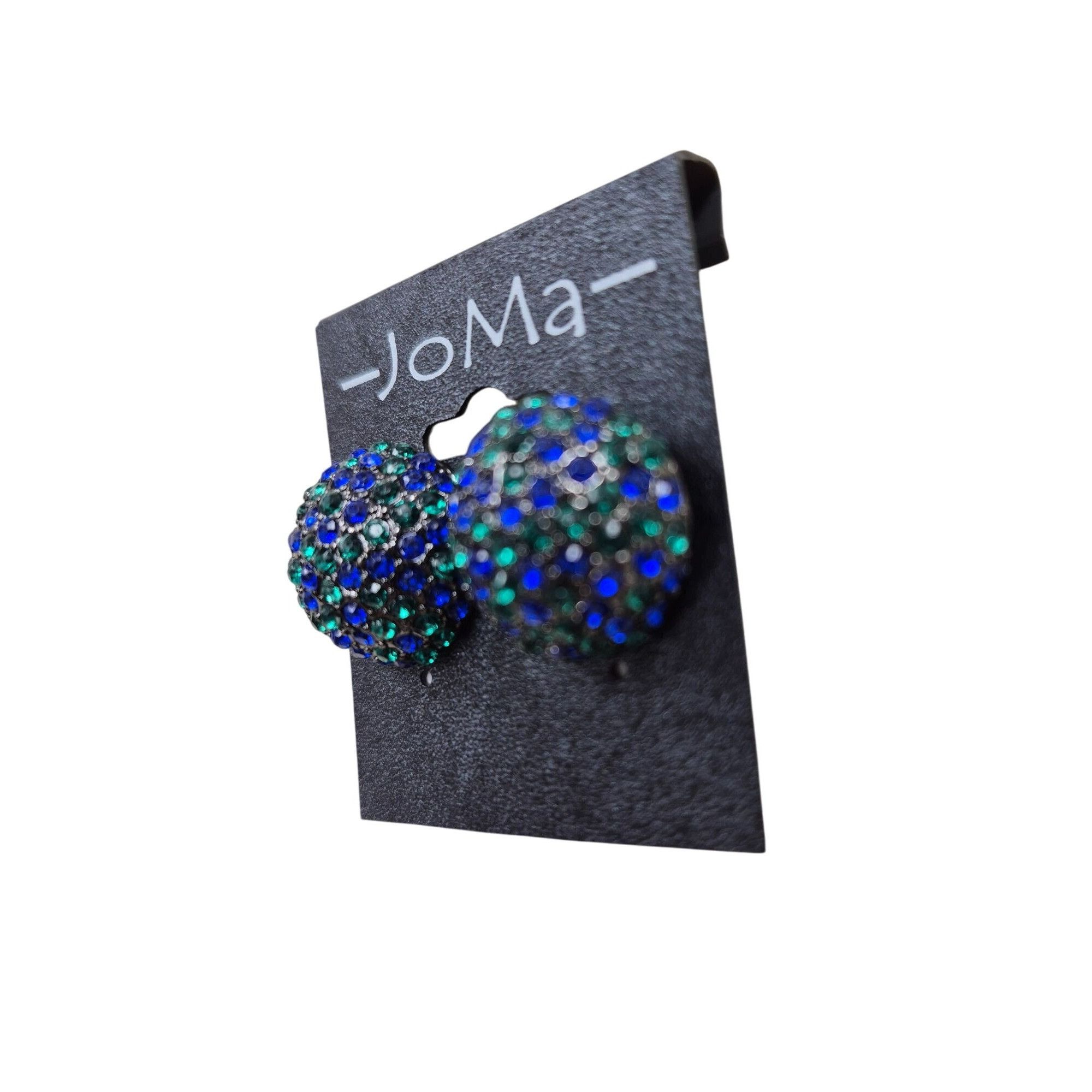 Joma JoMa Blue & Green Beaded Stud Earrings Size ONE SIZE - 2 Thumbnail