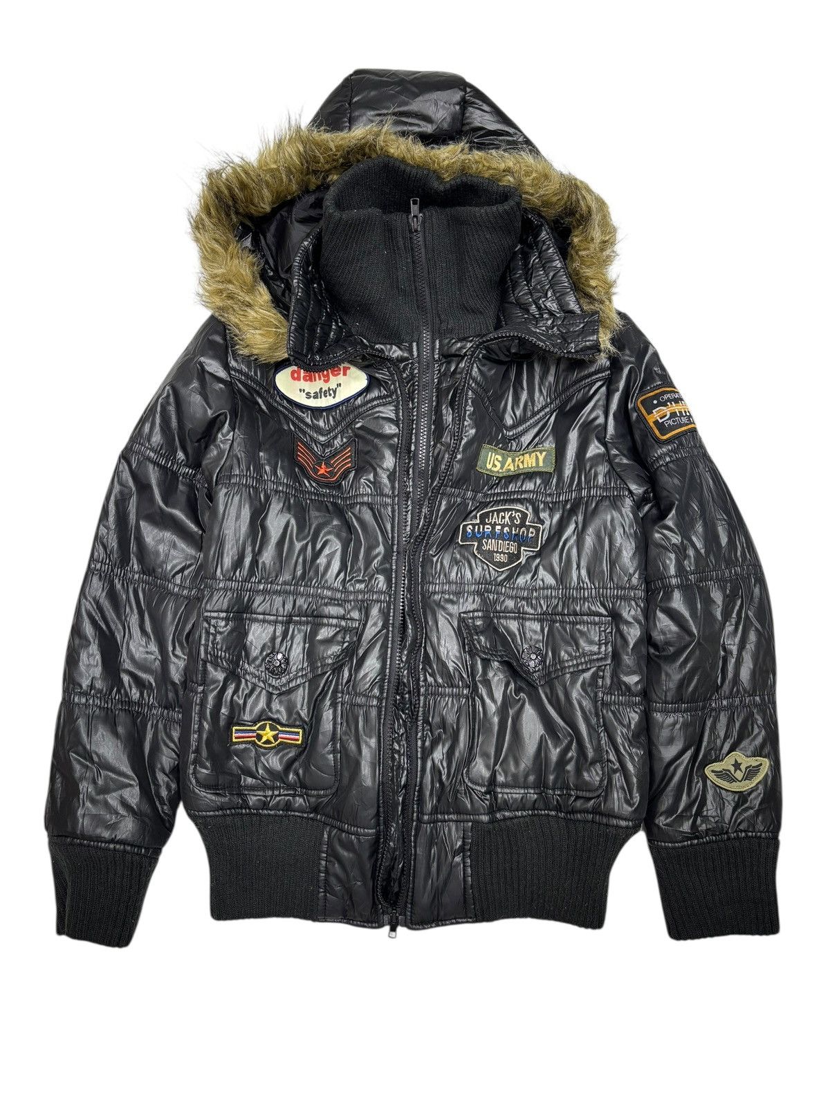 Kapital IfSixWasNine Lgb Fur Hood Double Layer Zip Puffer Jacket Size US S / EU 44-46 / 1 - 3 Thumbnail