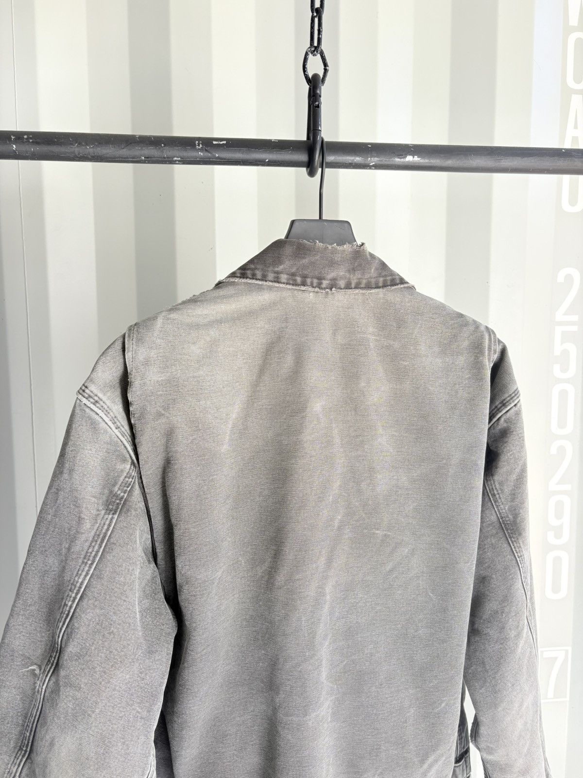 Carhartt Vintage Carhartt Detroit Faded Thrashed Jacket ERD GRUNGE Size US XL / EU 56 / 4 - 7 Thumbnail