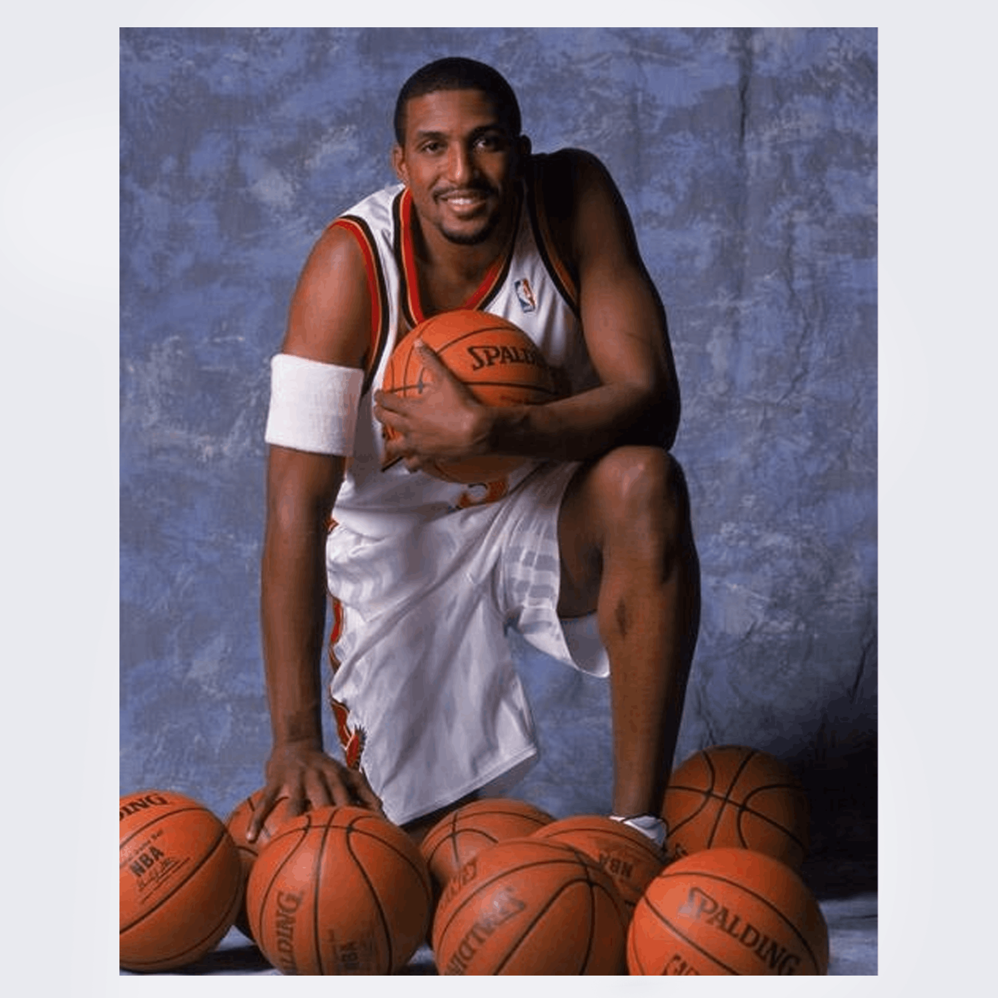 NBA × Nike × Vintage Atlanta Hawks Vintage Shareef Abdur Rahim Nike Rewind Jersey Size US L / EU 52-54 / 3 - 3 Thumbnail