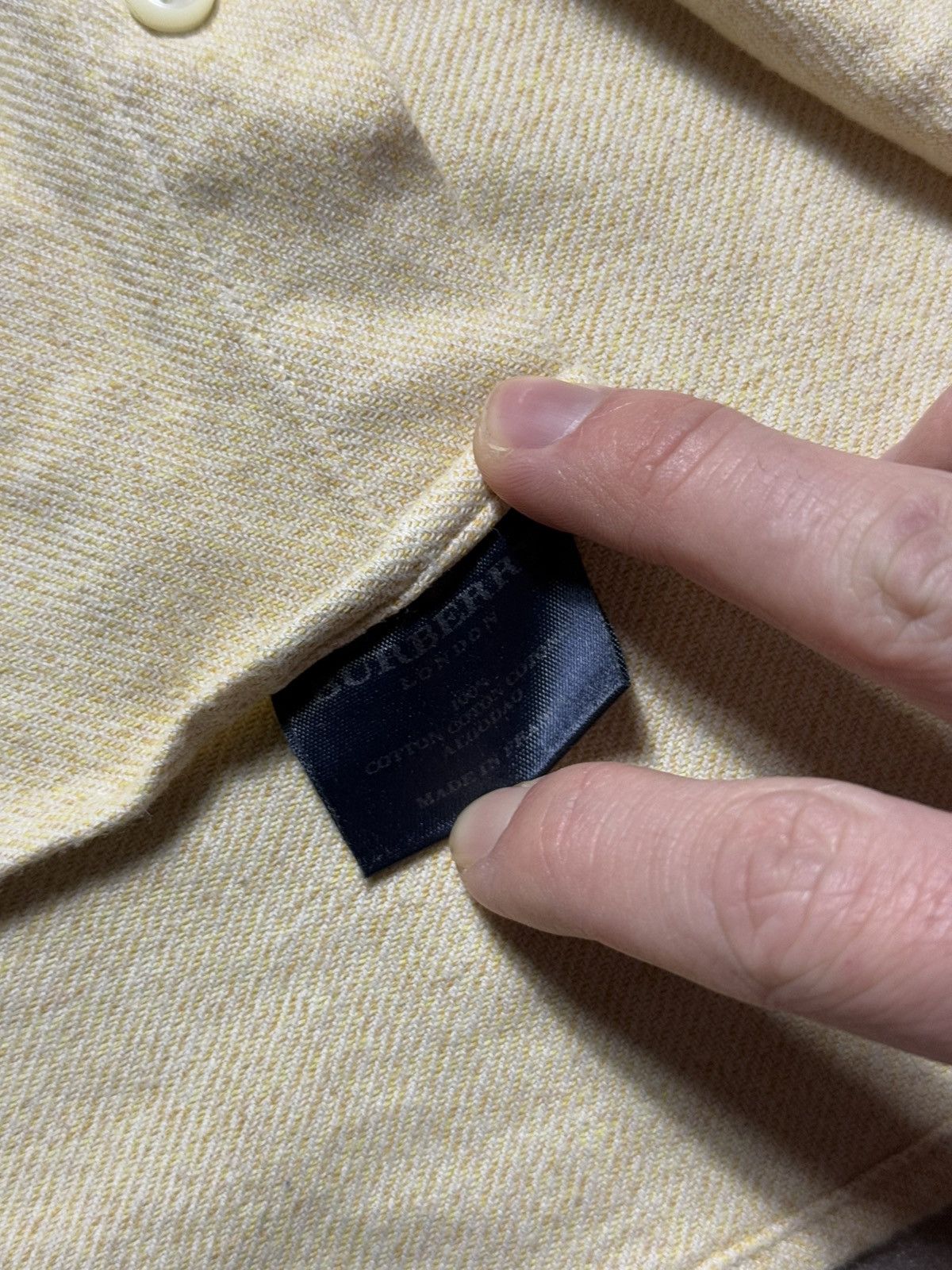 Burberry × Vintage Burberry Shirt Beige Vintage 90s Oversize Fit Elegance Size US L / EU 52-54 / 3 - 7 Thumbnail