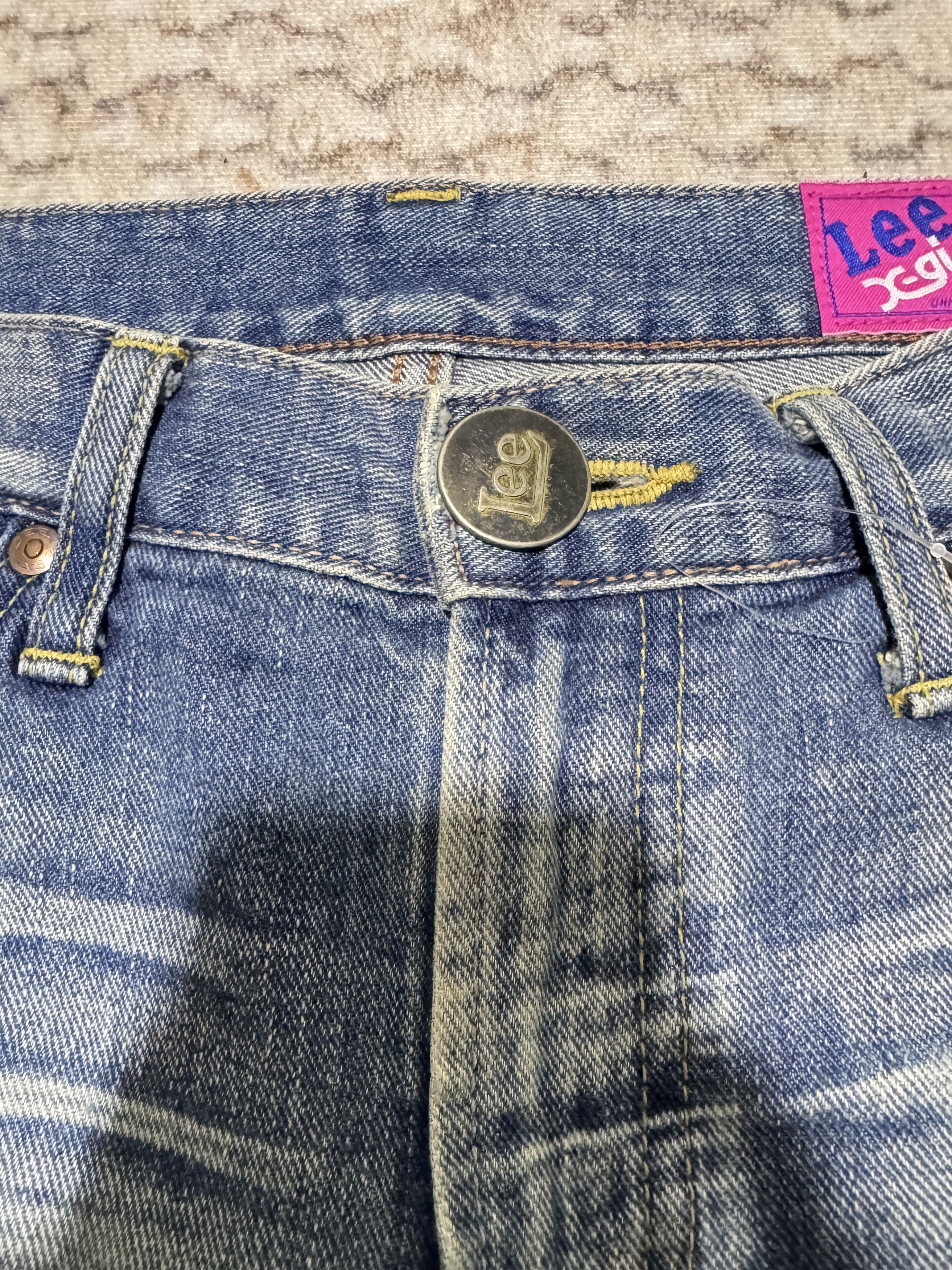 Lee X-girl Lee Riders Denim Jeans Size 31" - 5 Thumbnail