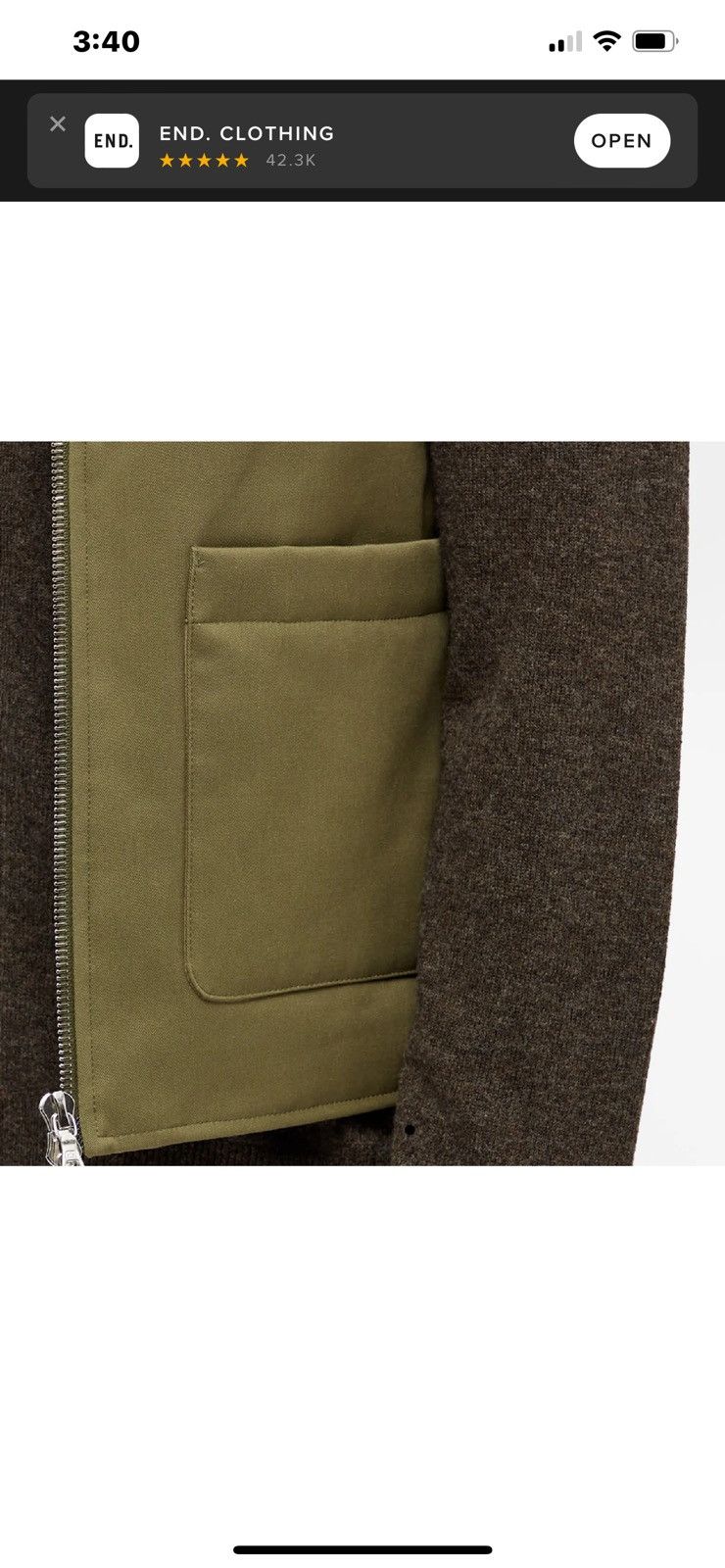 Officine Generale Officine Generale men’s Dean padded vest Olive NWT $595 Size US M / EU 48-50 / 2 - 21 Thumbnail