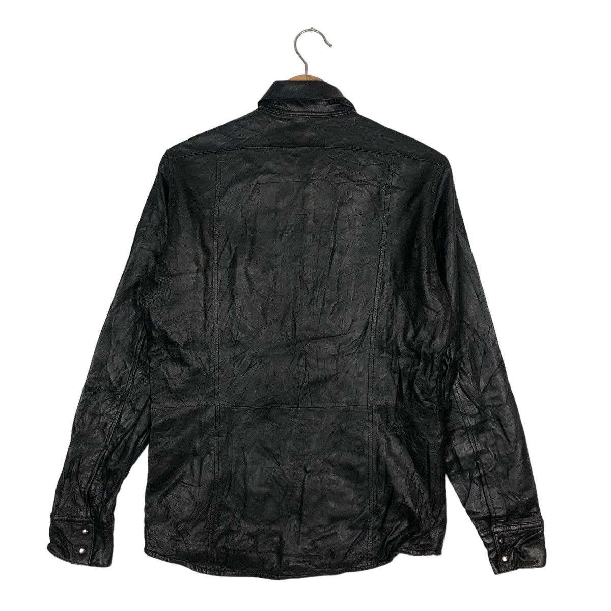 Japanese Brand VINTAGE SOFT LEATHER JACKET SFODERATO SHIRTS JACKET Size US M / EU 48-50 / 2 - 7 Thumbnail
