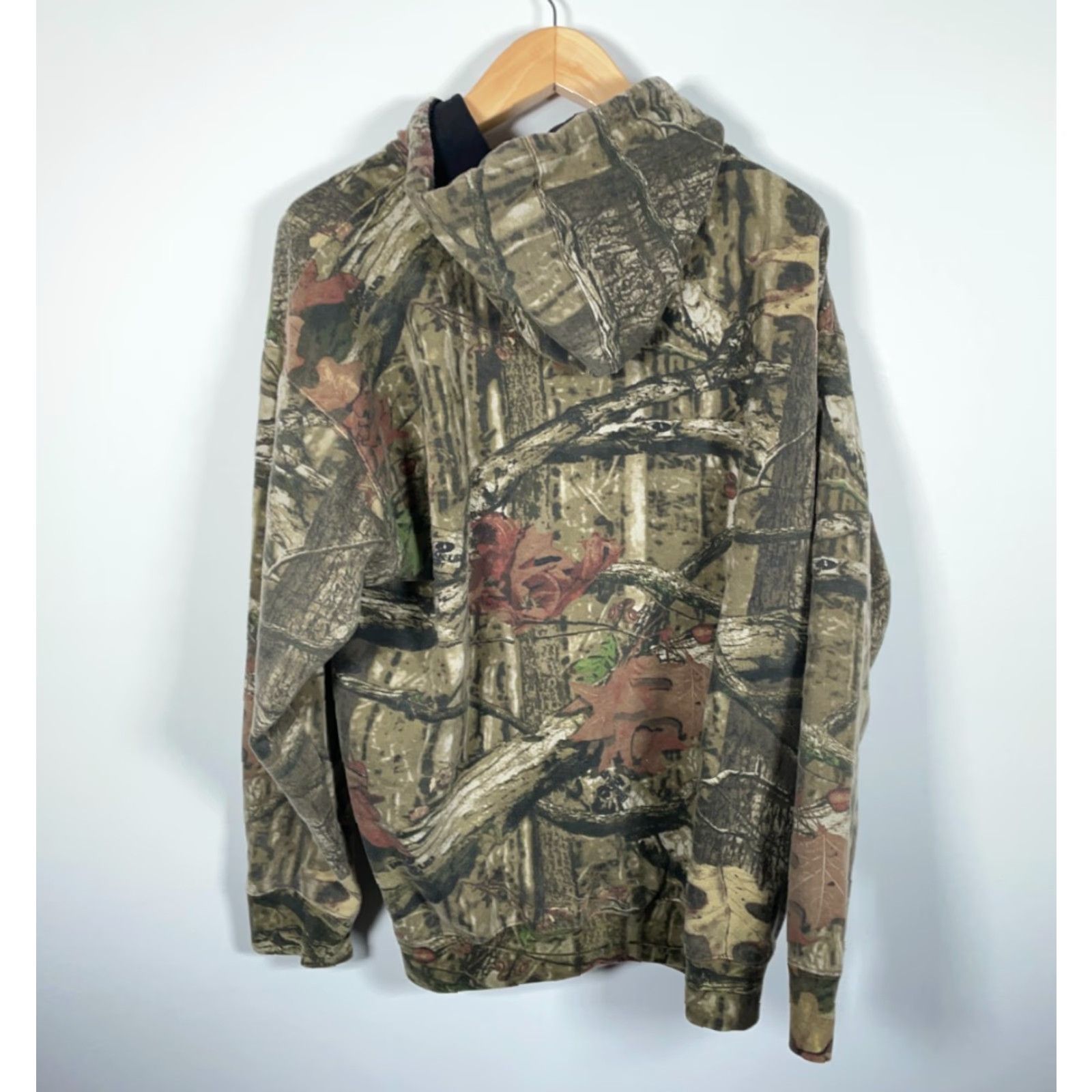 Vintage Yukon Gear Hoodie Men 2XL Green Camouflage Camo Drawstring Hooded Sweatshirt Outdoor Hunting Shirt Size US XXL / EU 58 / 5 - 2 Thumbnail