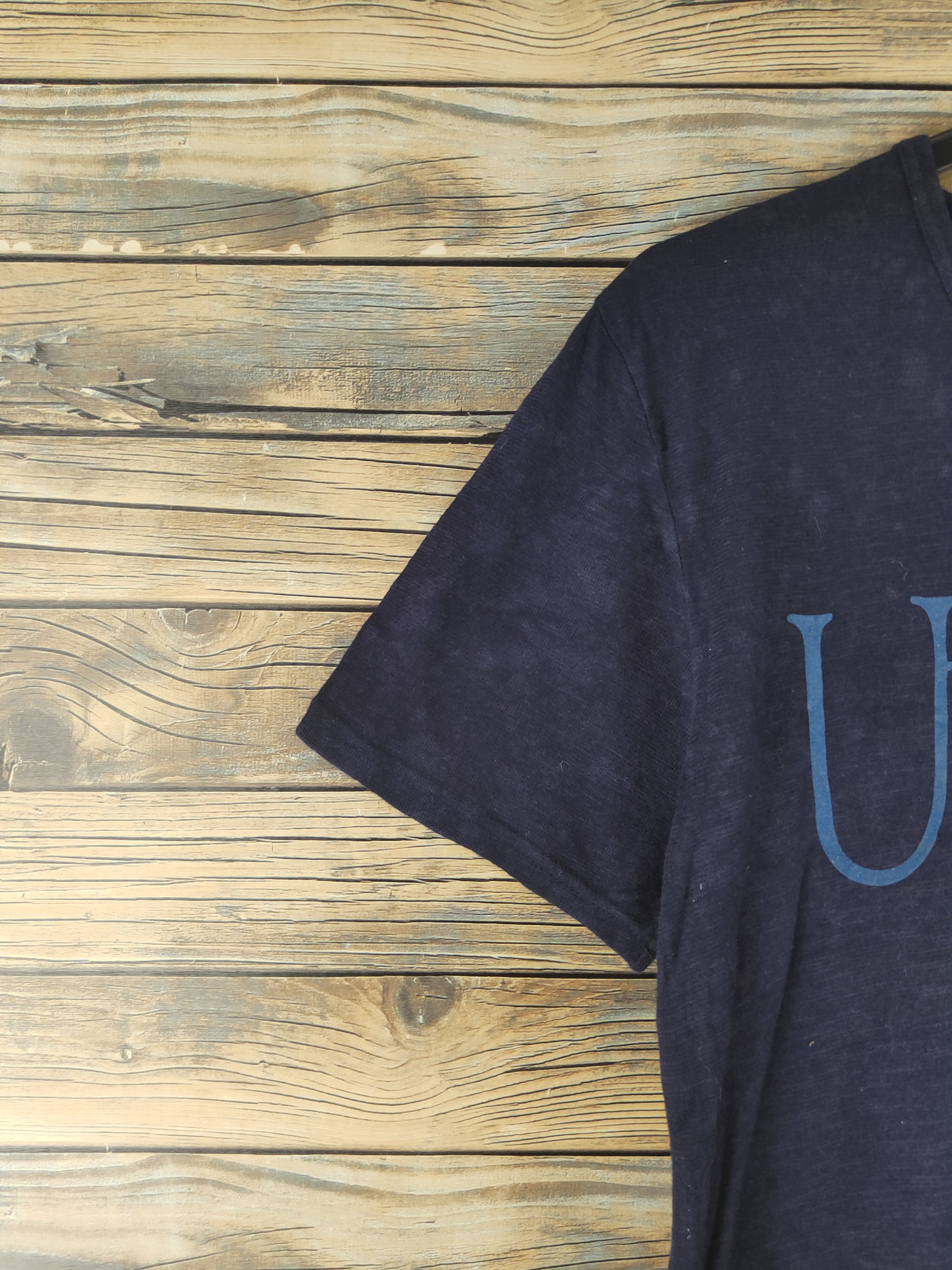 Japanese Brand DL PPFM Navy Short Sleeve T-shirt #2770 Size M / US 6-8 / IT 42-44 - 5 Thumbnail