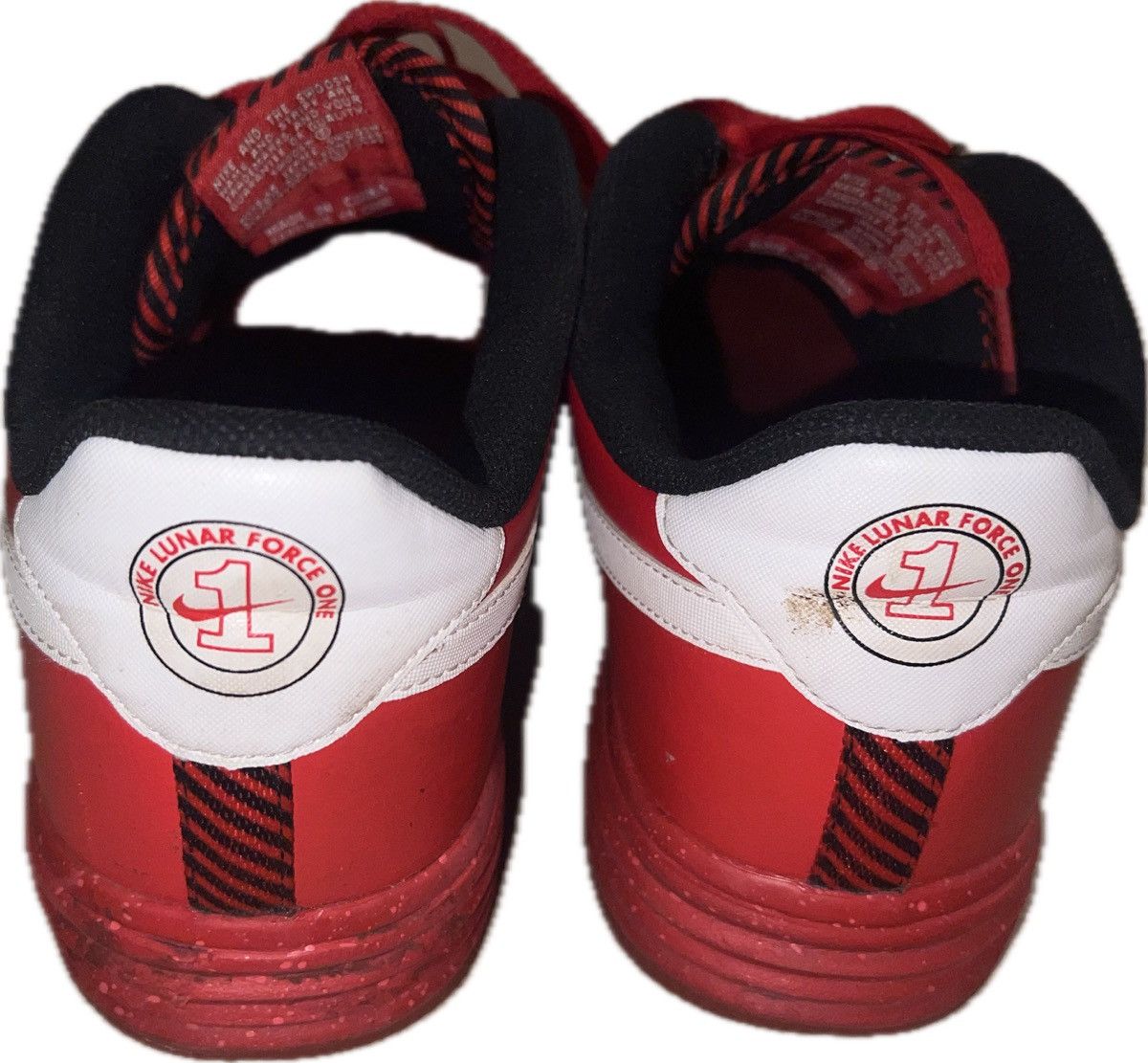 Nike [2013] Nike Lunar Force 1 "University Red" Size US 10.5 / EU 43-44 - 6 Thumbnail