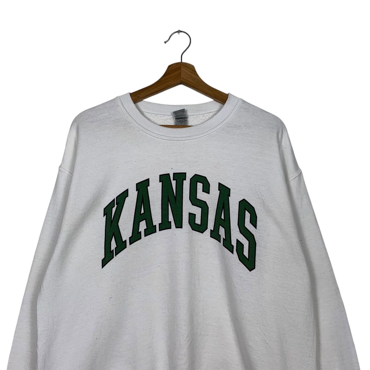 Japanese Brand Kansas Big Logo Crewneck Sweatshirt Size US M / EU 48-50 / 2 - 2 Thumbnail