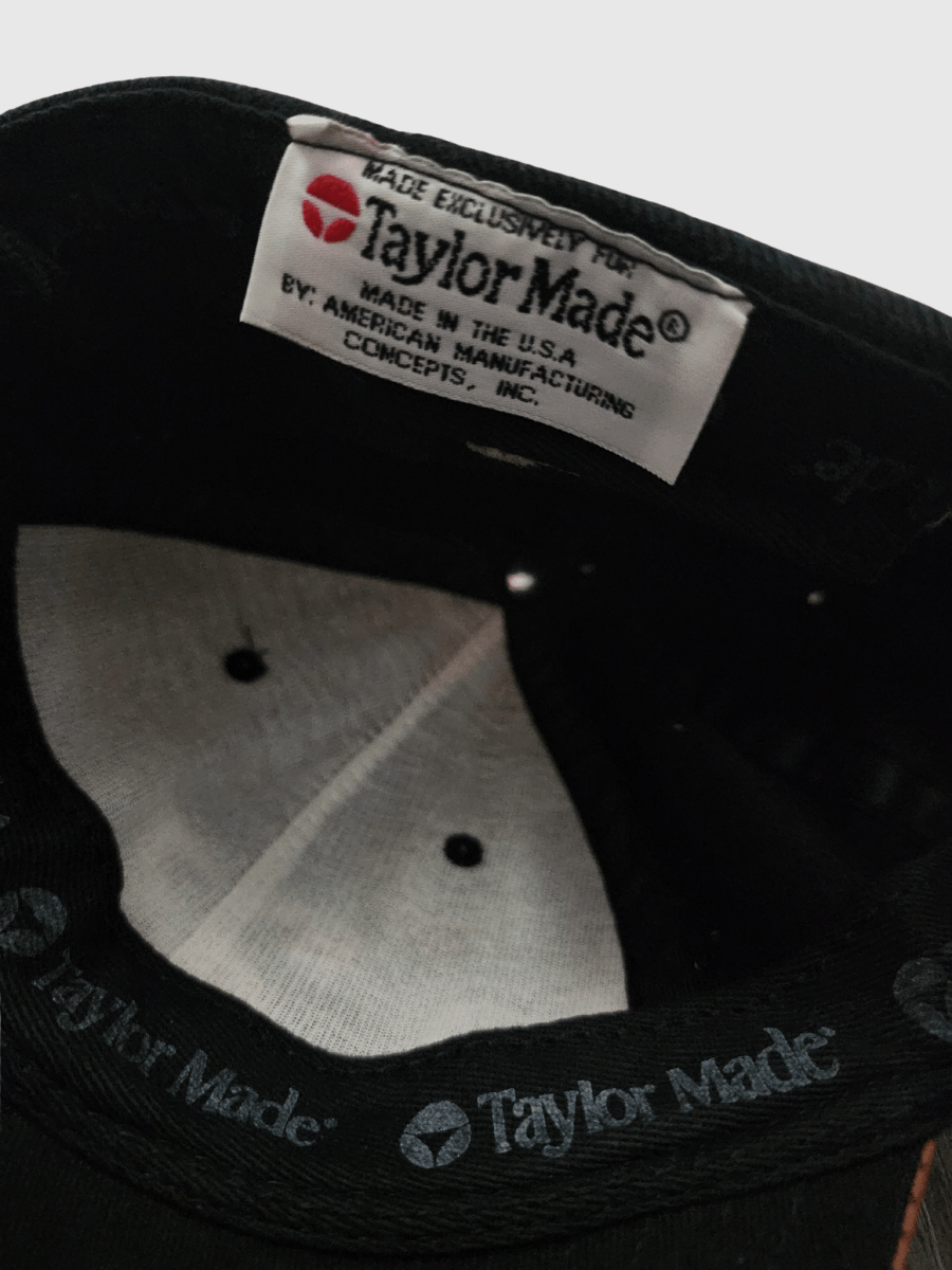 TaylorMade 90s Taylor Made USA Golf Adjustable Leather Strapback Hat Size ONE SIZE - 6 Thumbnail