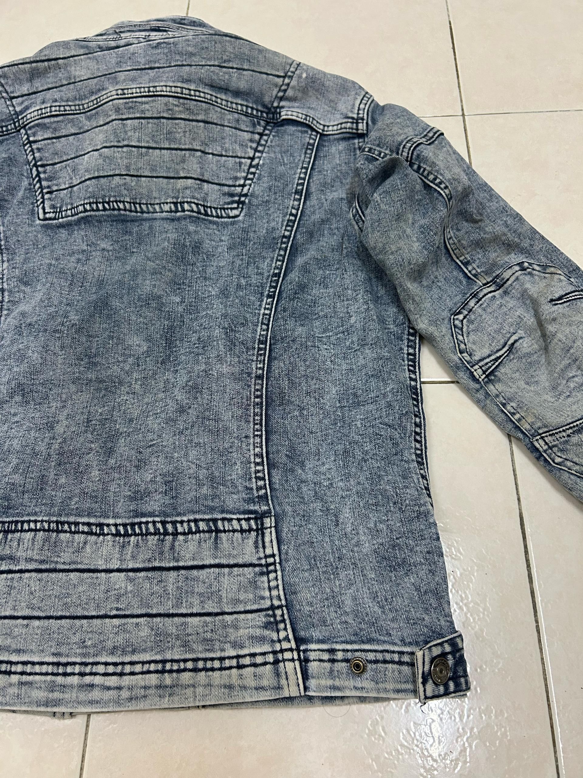 Vintage Rare Fielcore Denim Stretch Jacket Size US M / EU 48-50 / 2 - 15 Thumbnail