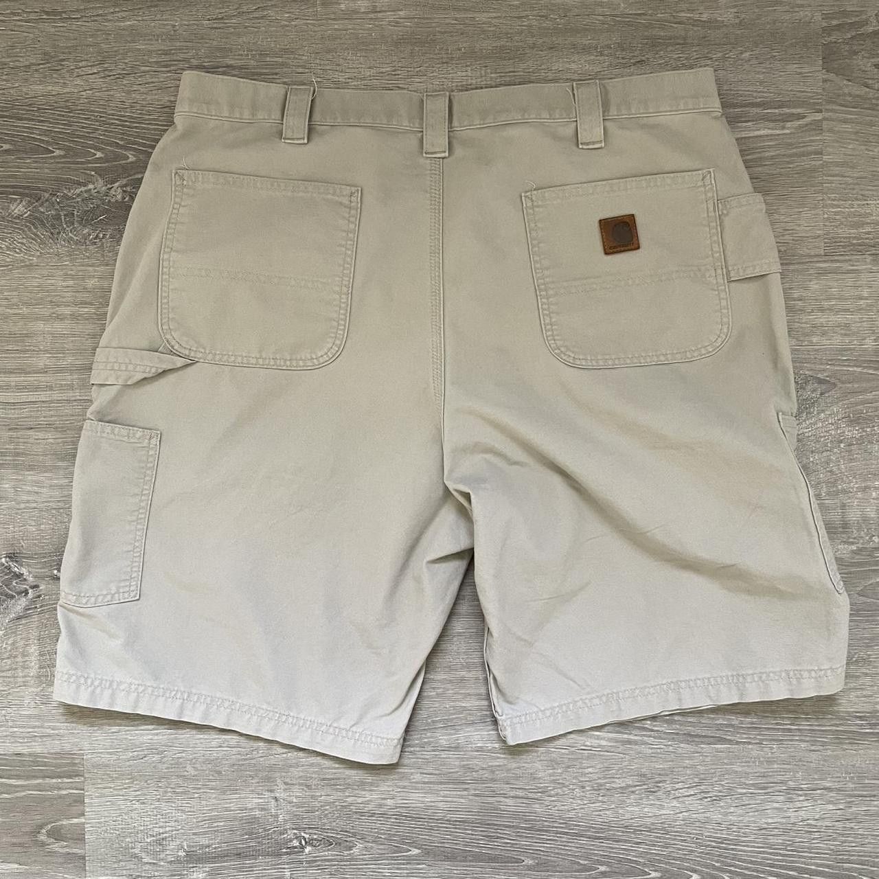Carhartt × Vintage Vintage Y2K 90's Carhartt Beige Carpenter Shorts Size US 40 / EU 56 - 1 Thumbnail