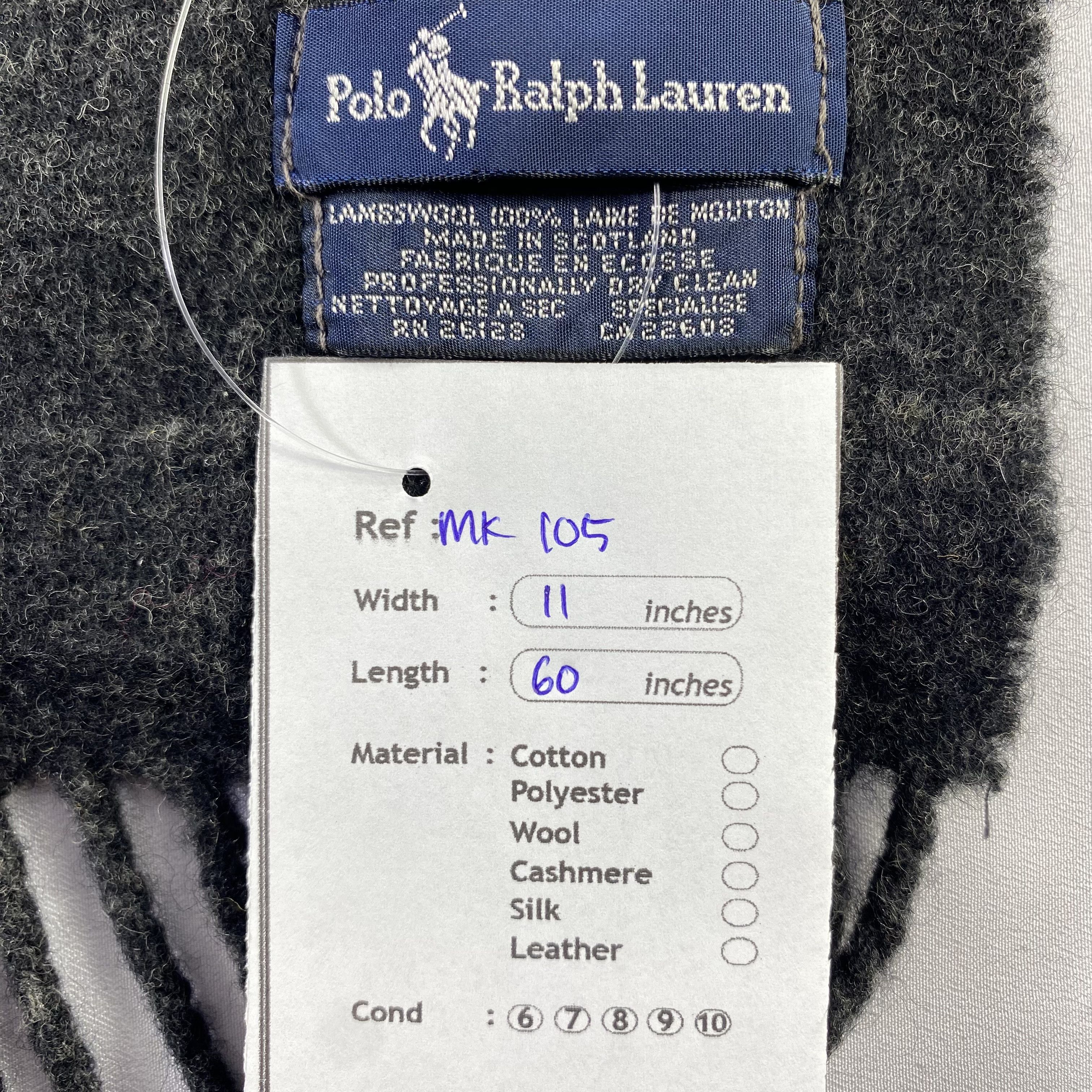 Polo Ralph Lauren Polo Ralph Lauren Scarf Plaid Neck Wrap Wool Muffler Size ONE SIZE - 6 Thumbnail