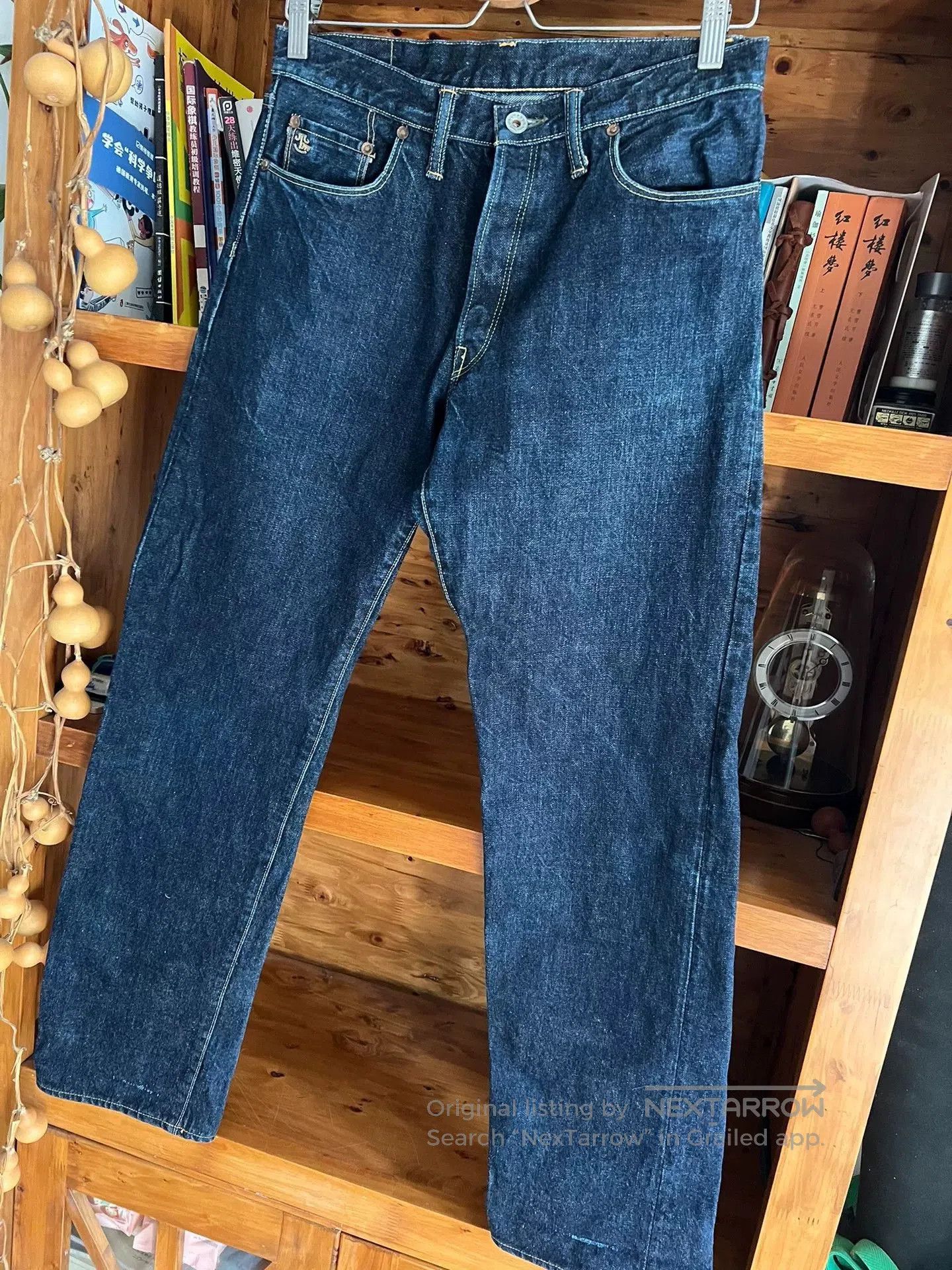 TOYS McCOY vintage dark denim straight leg pants. Size US 31 - 3 Thumbnail