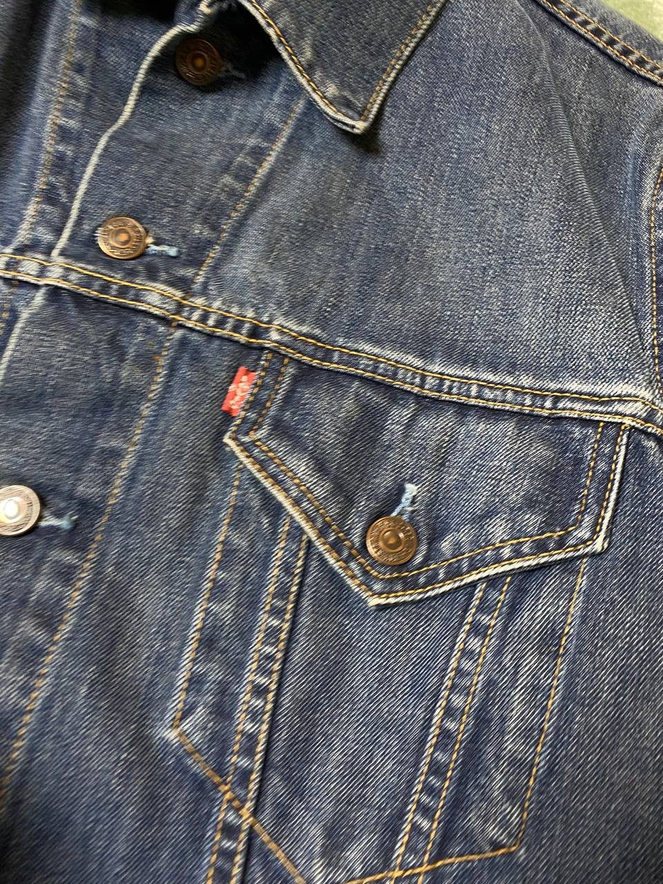 Levi's Vintage 90s Custom Hand Embroidered Denim Jacket Size L / US 10 / IT 46 - 6 Thumbnail