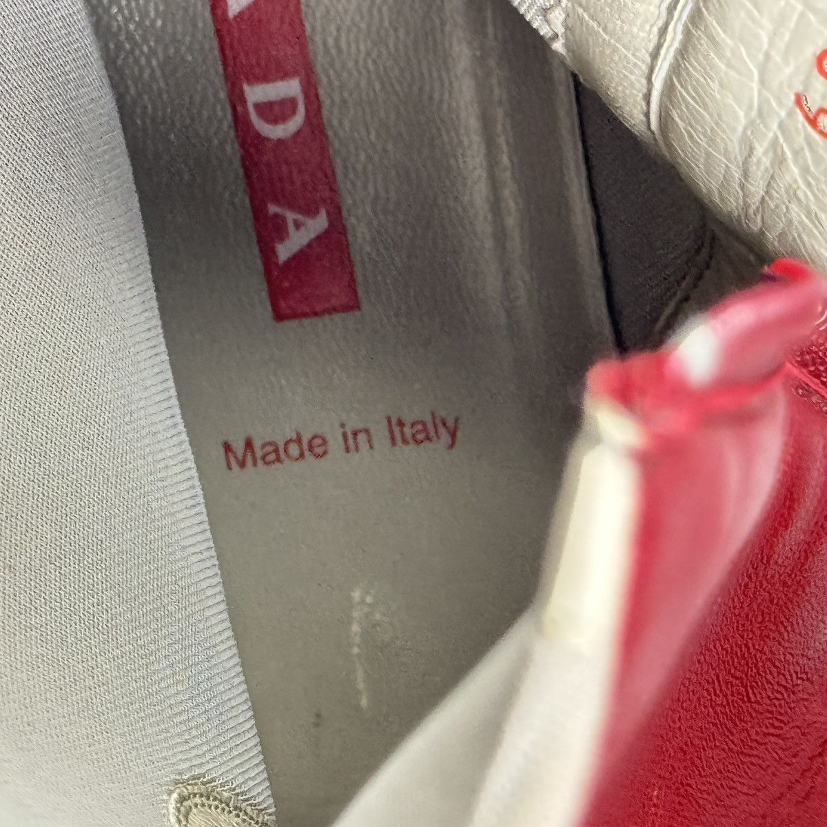 Prada Prada - Red Leather Sports Ankle Boots Size US 9 / IT 39 - 13 Thumbnail